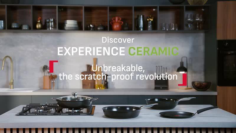 Experience Ceramic, Poêle 28 cm, Céramique antiadhésive haute performance, Induction