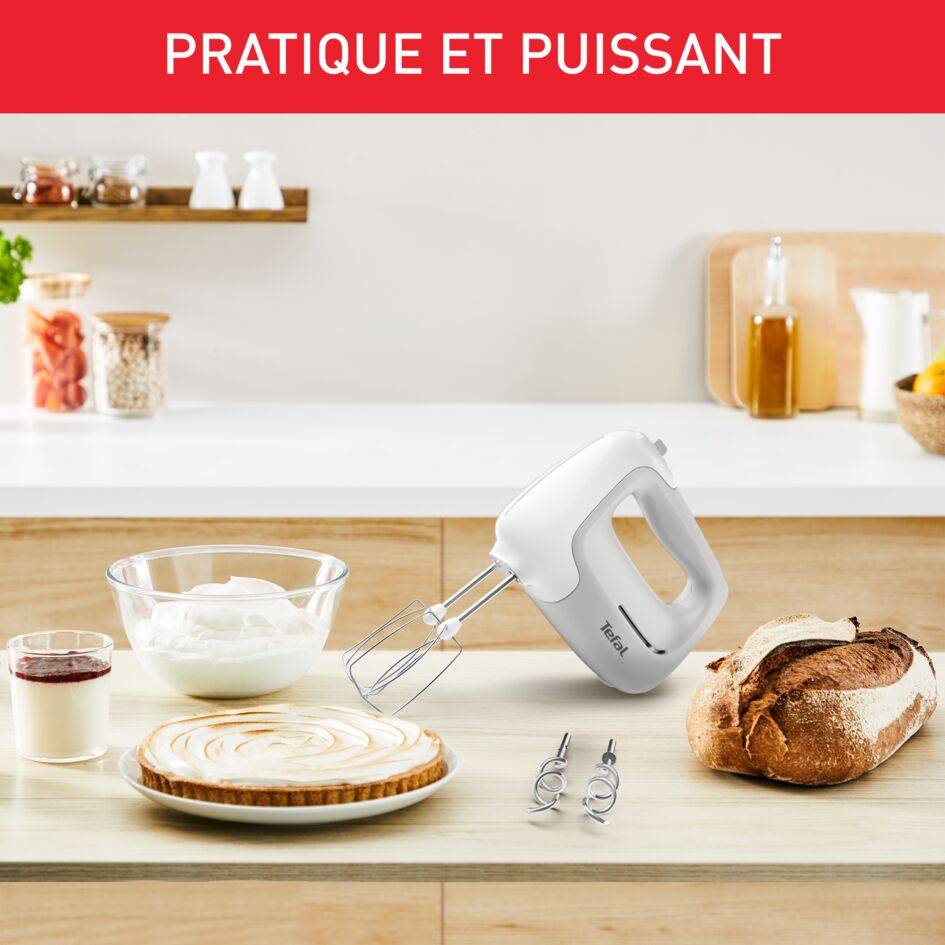 Prep'mix, Batteur électrique, + 2 jeux de fouets, 5 vitesses, 450W