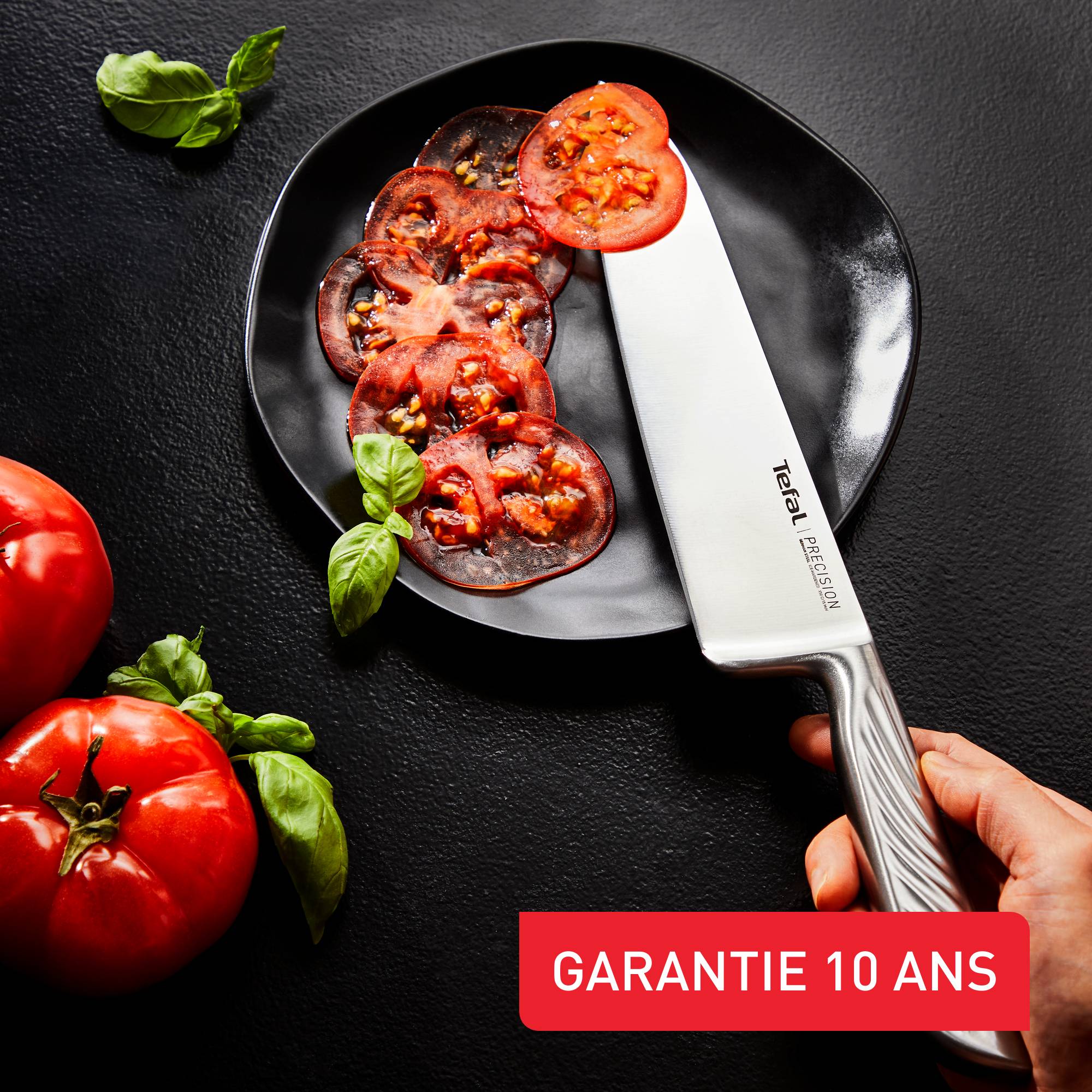 Precision Lot de 3 Couteaux Chef 15 cm, Office 12 cm, et A éplucher 9 cm