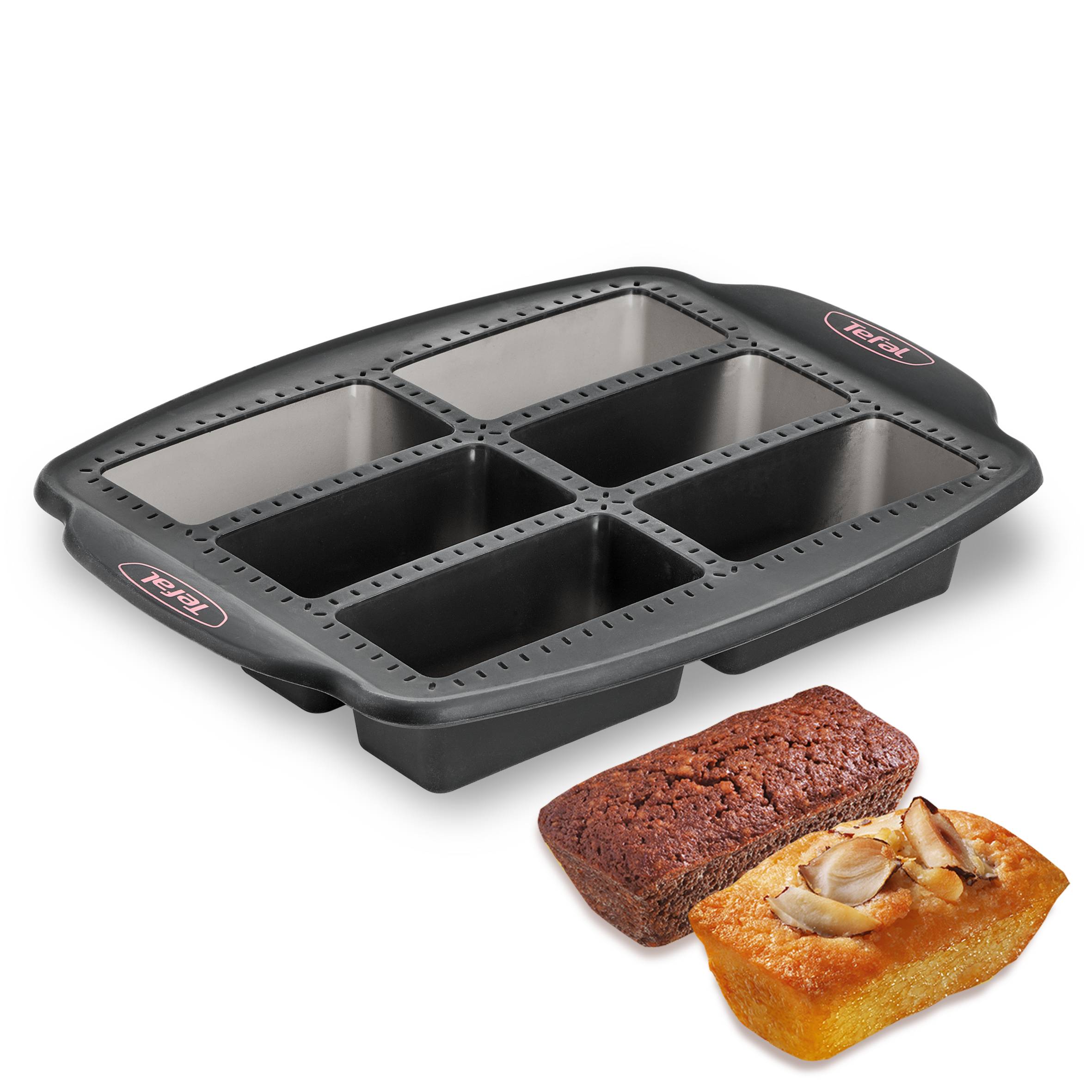 Crispybake moule 6 mini cakes silicone 29x21cm