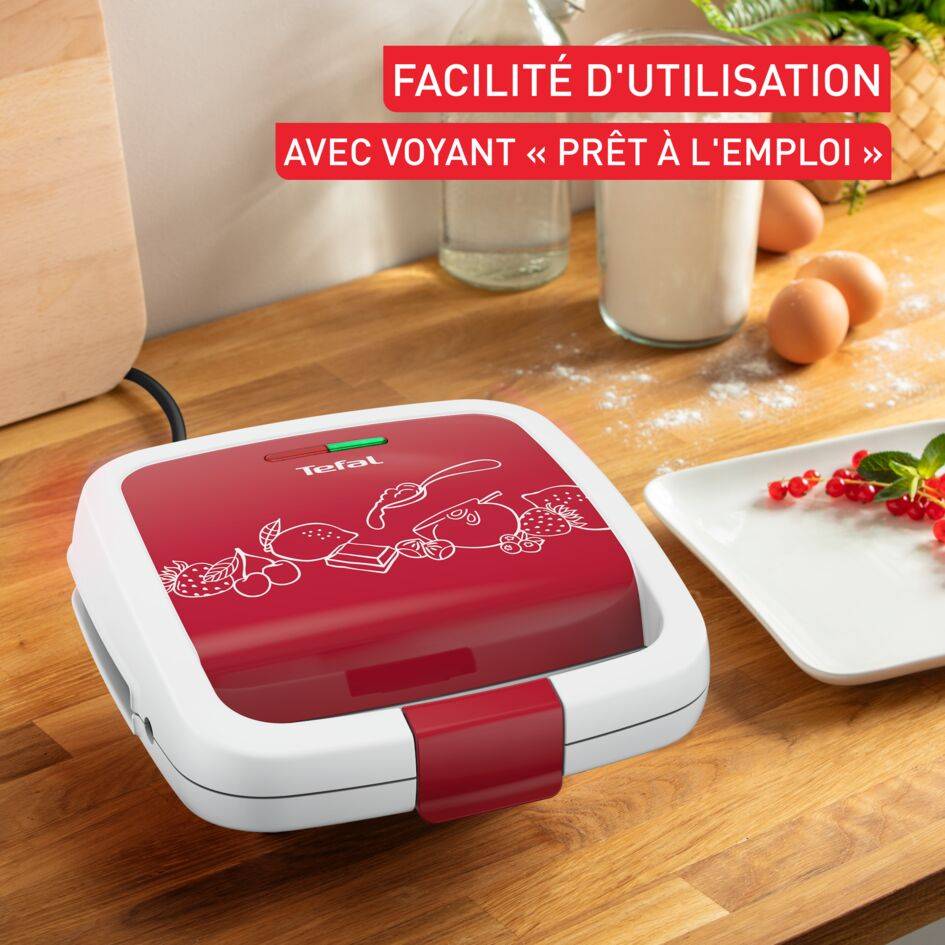 Waffle Time, Facile à utiliser, Plaque antiadhésives faciles à nettoyer