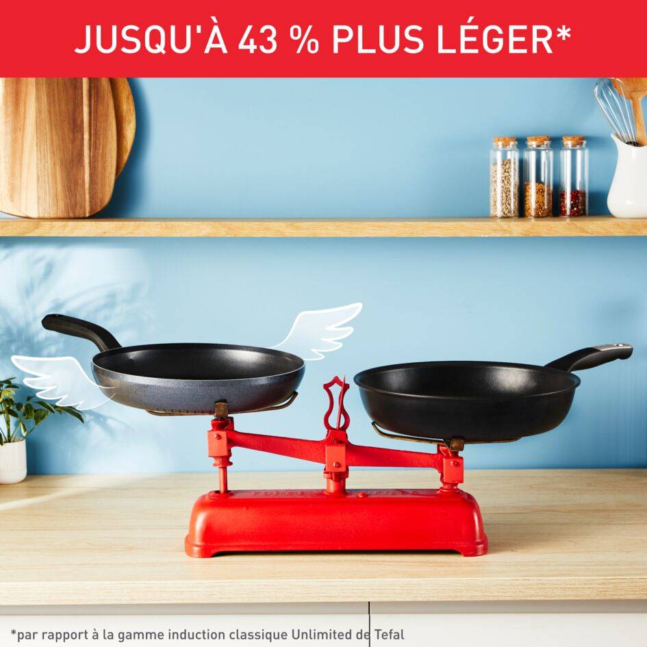 Poêle So'Light 28 cm, Poêle induction légère, Technologie Light Tech