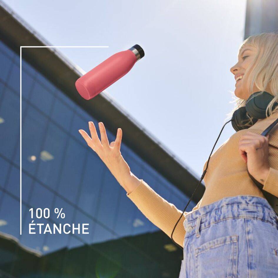 BLUDROP Gourde 0,5L Corail