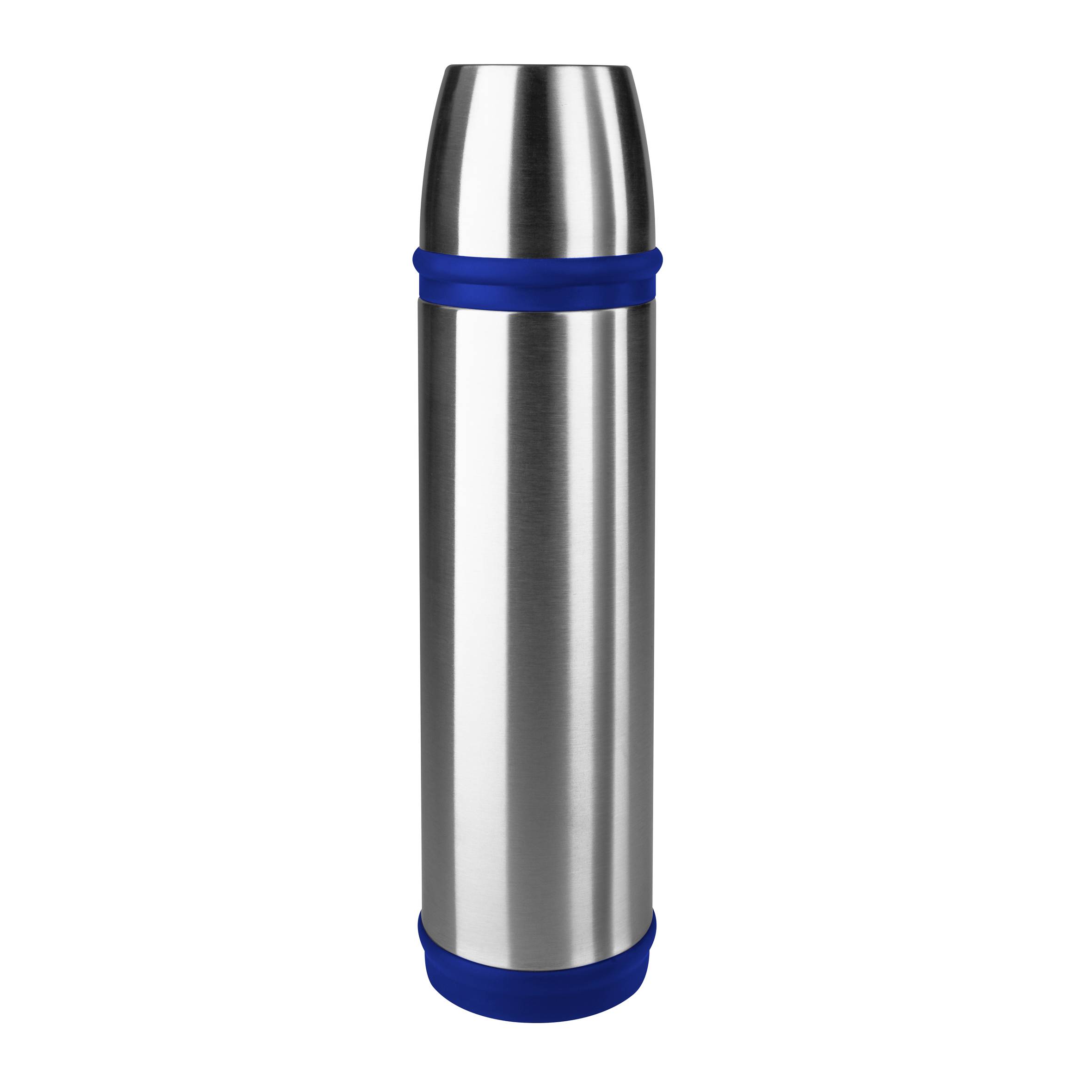 Bouteille isotherme 0,7 L Inox - Bleu CAPTAIN