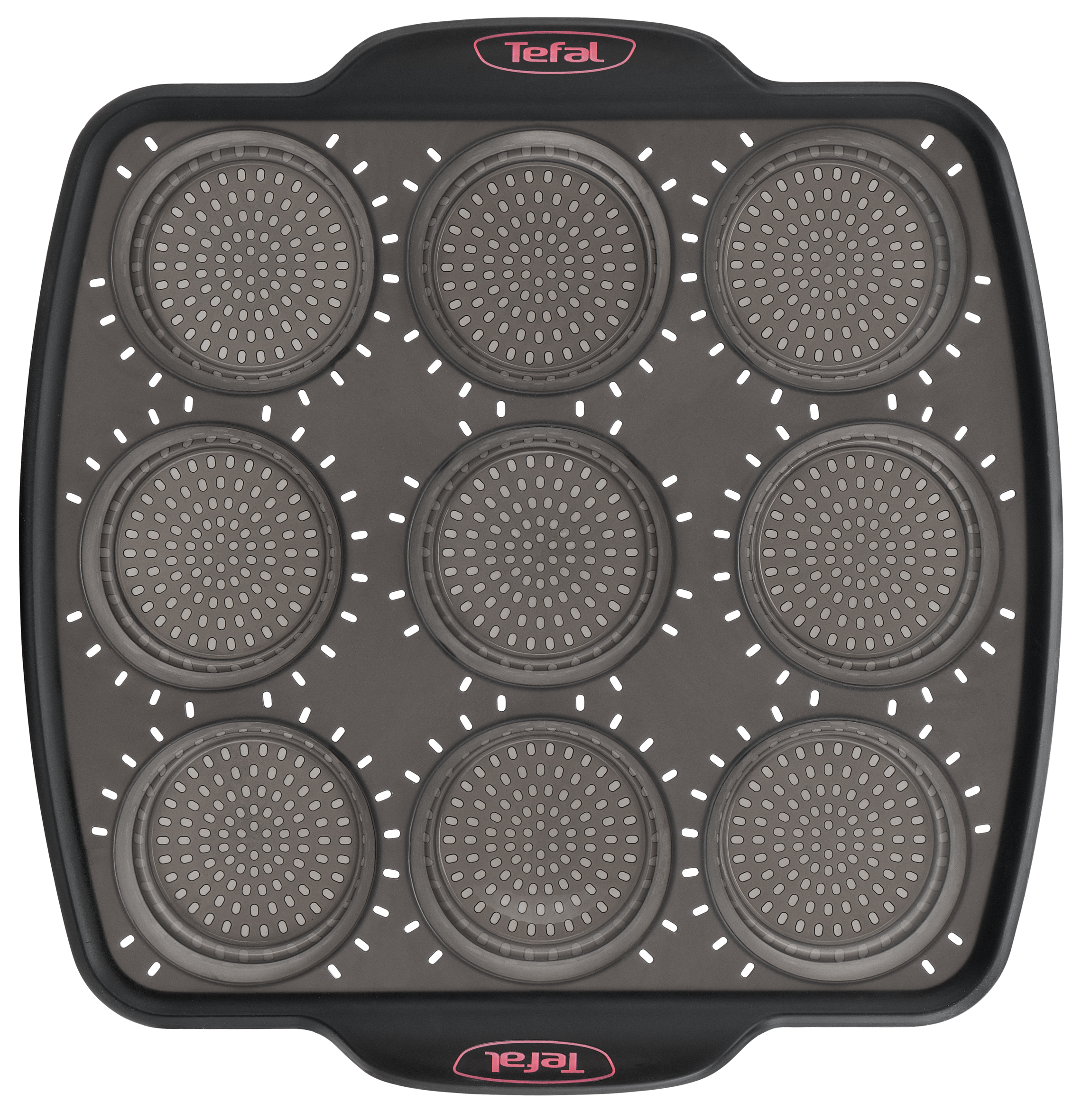 CRISPYBAKE Moule 9 muffins silicone rétractable 30X29 cm