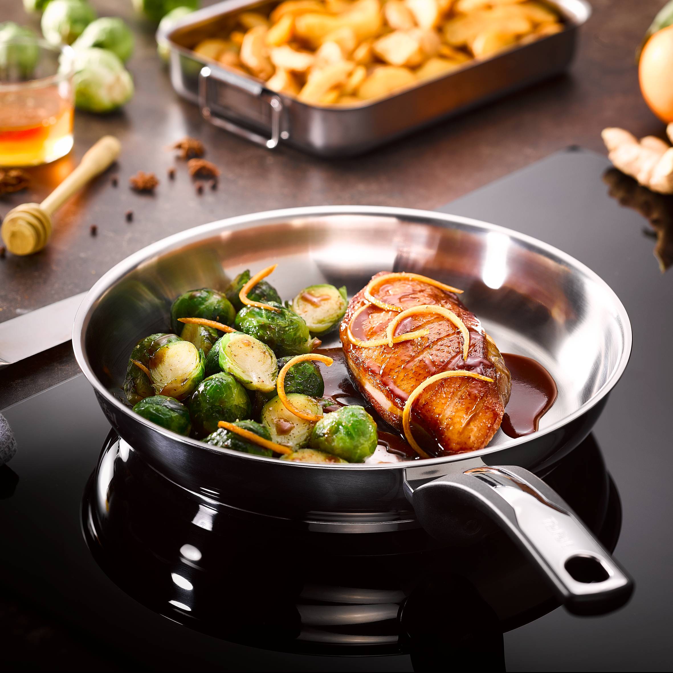 Emotion poêle 28cm inox