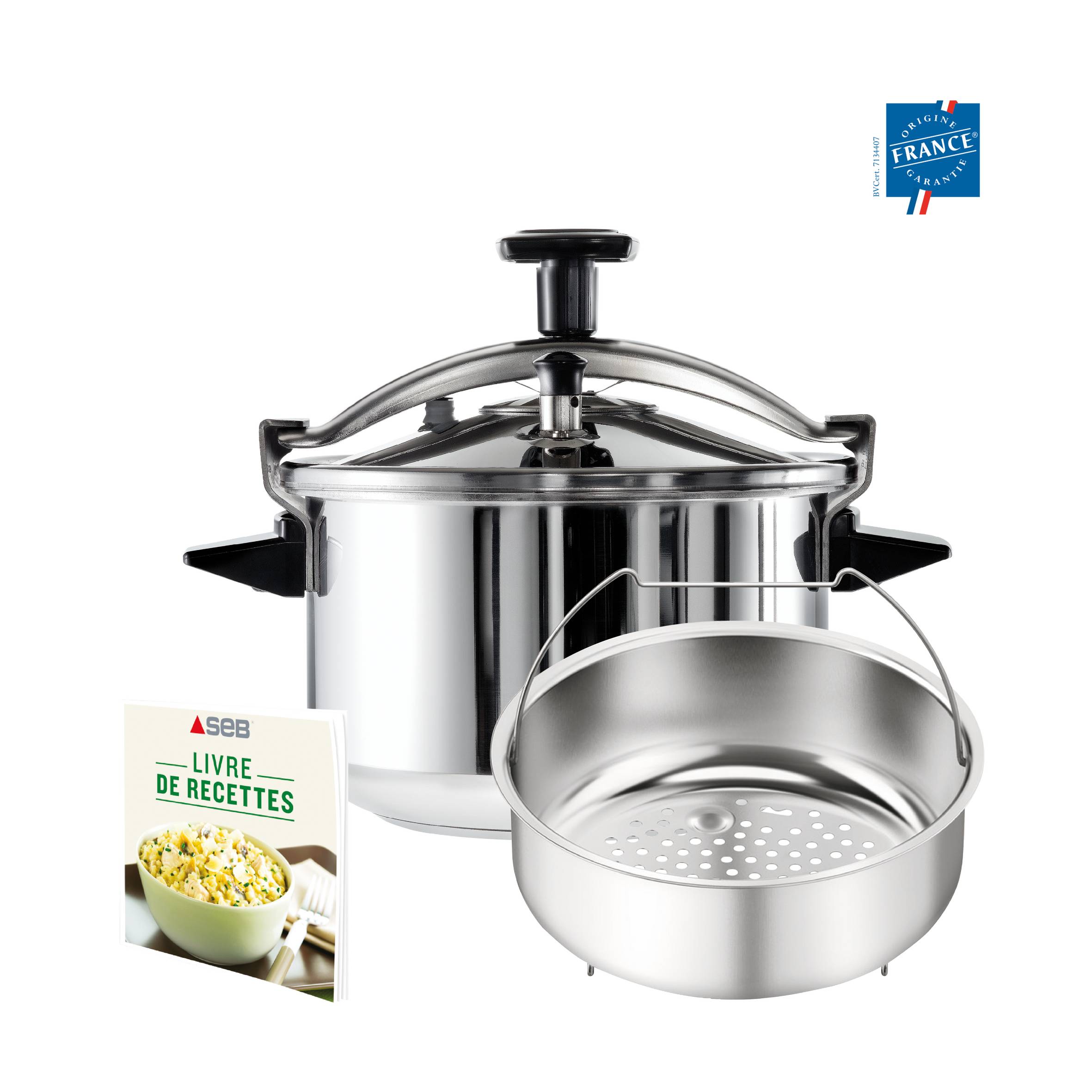 AUTHENTIQUE 4,5 L&nbsp;Cocotte-minute® inox&nbsp;induction