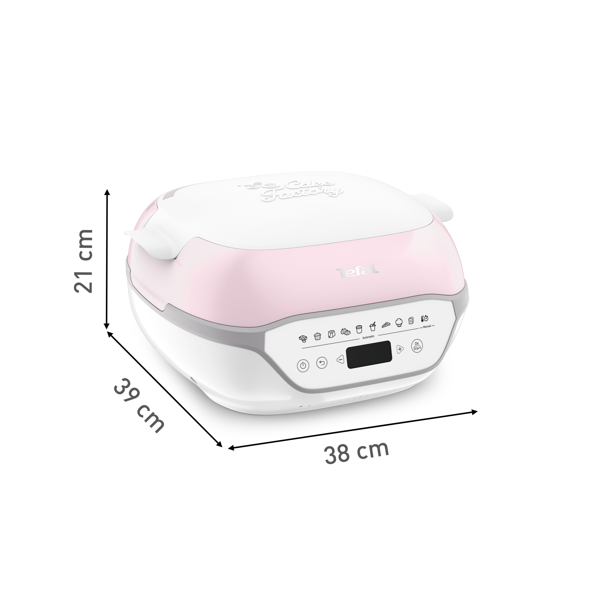 Cake Factory Infinity, Appareil à gâteau, Compatible avec les moules CreaBake