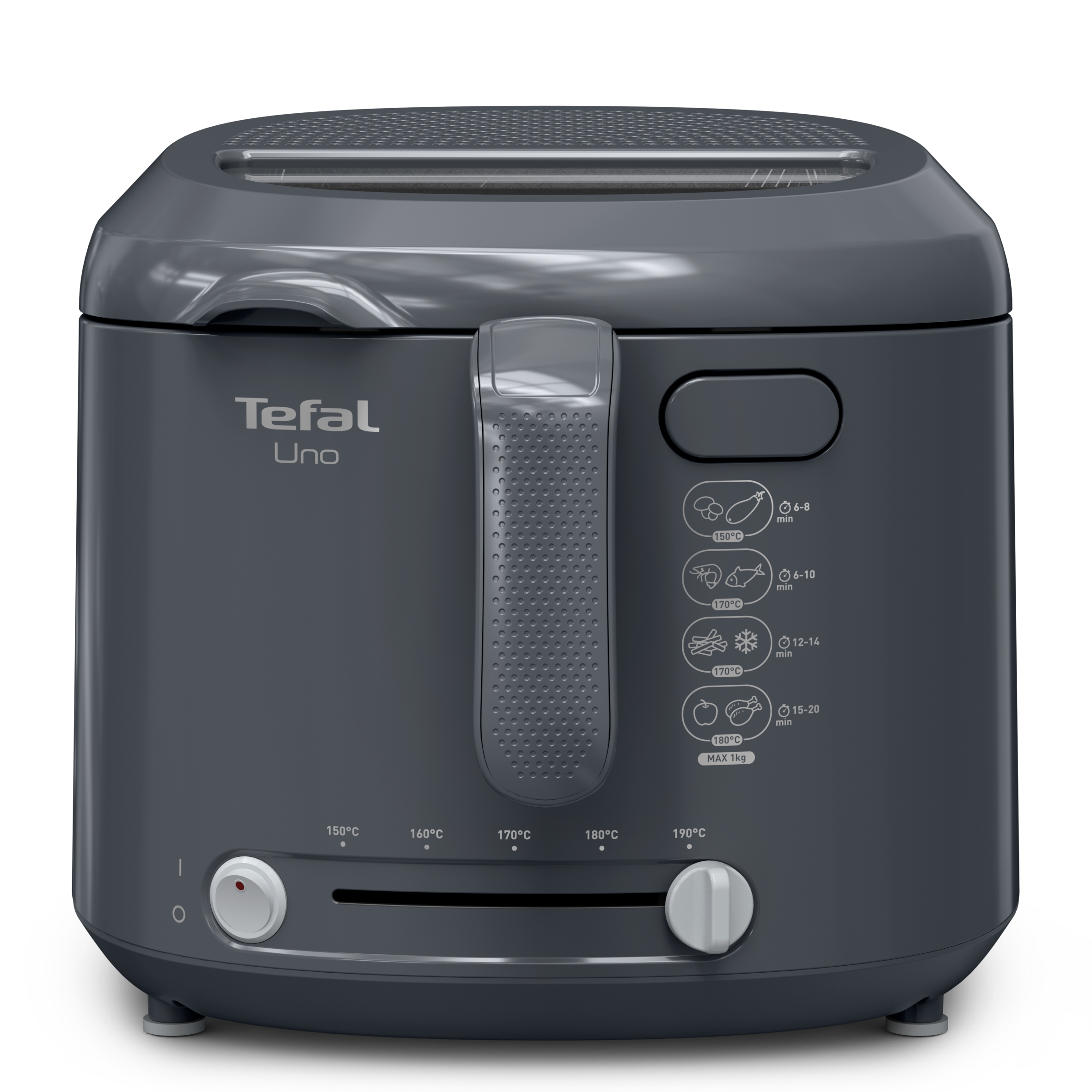 Friteuse Uno, capacité de 1&nbsp;kg, 4&nbsp;personnes, compact