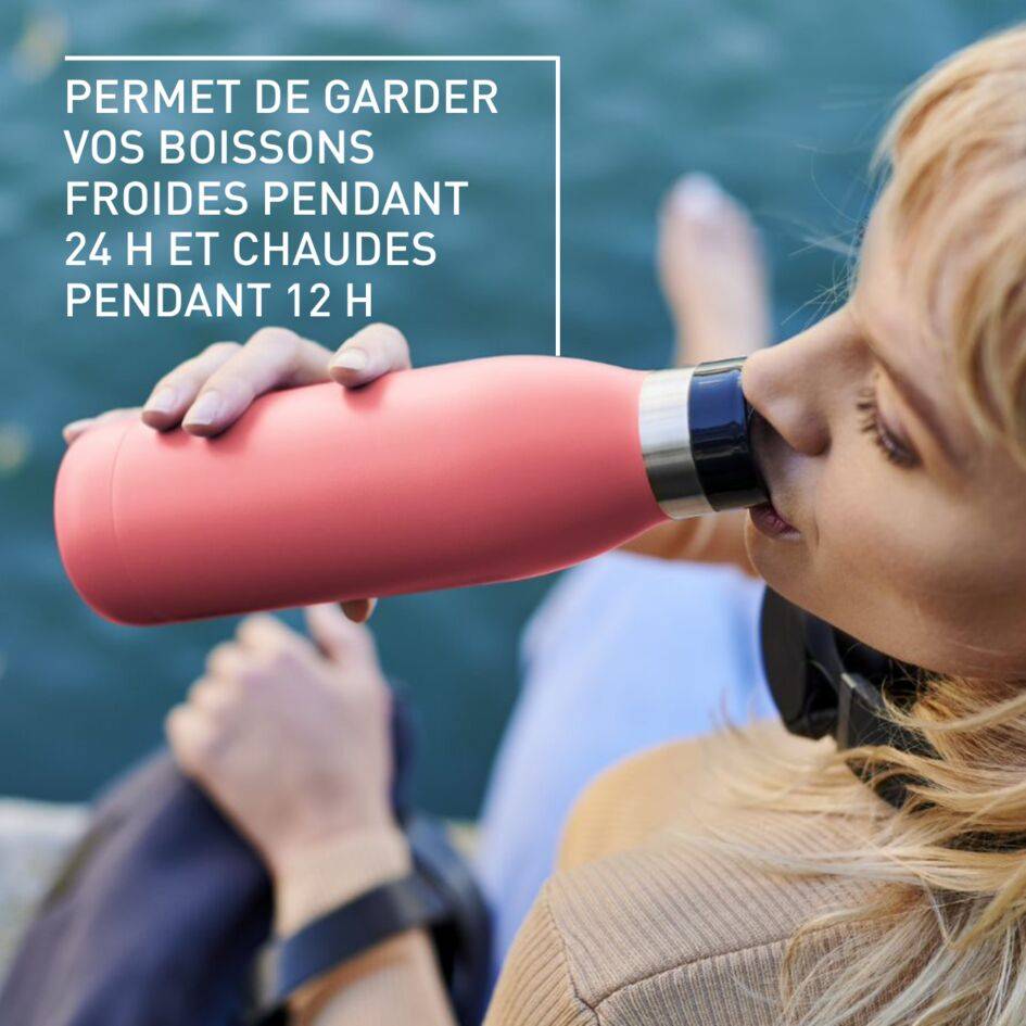 BLUDROP Gourde 0,5L Corail