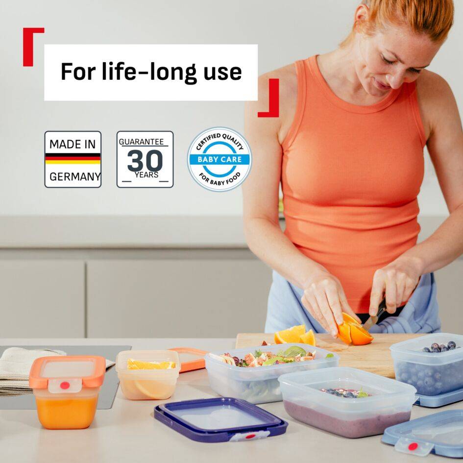 ONECLICK, Boîte de conservation, 1,2L, Orange