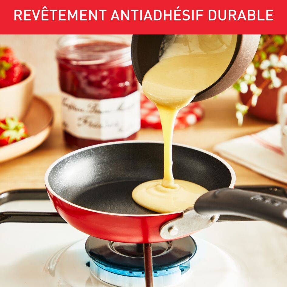 Poêles à blinis 12 cm Tefal et Bonne Maman Tous feux sauf induction