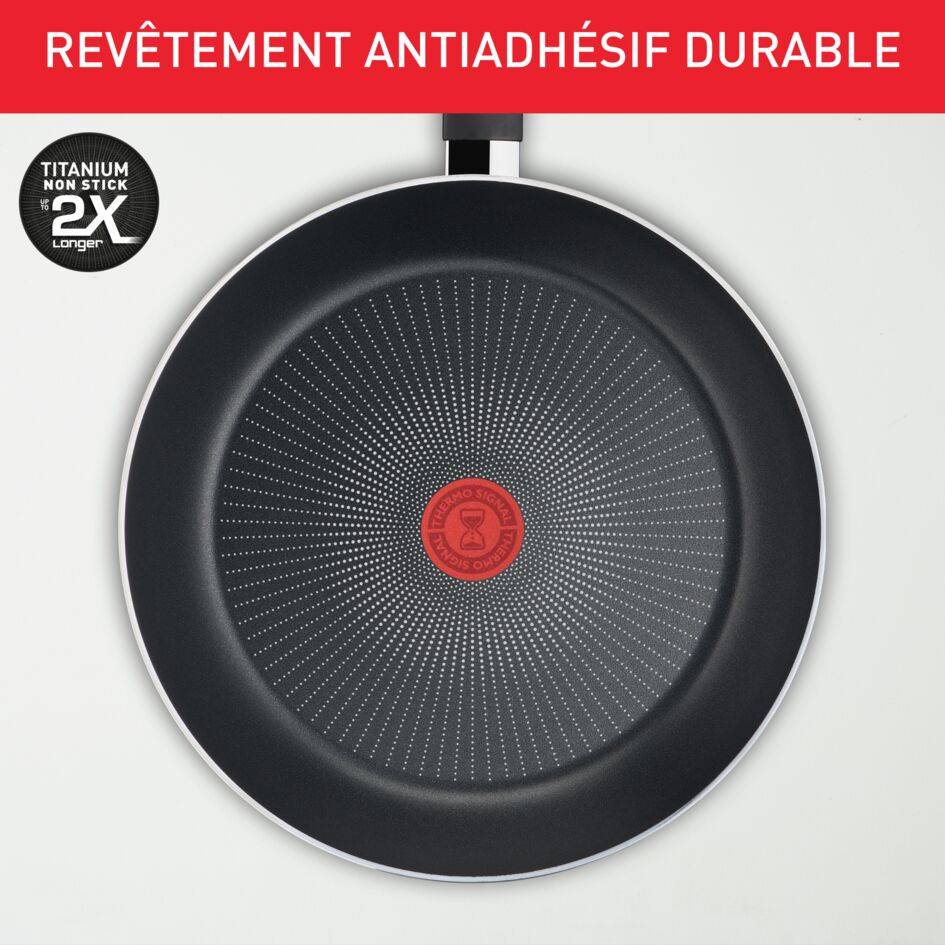 Poêle 30 cm Recycled On, Revêtement antiadhésif sûr et durable