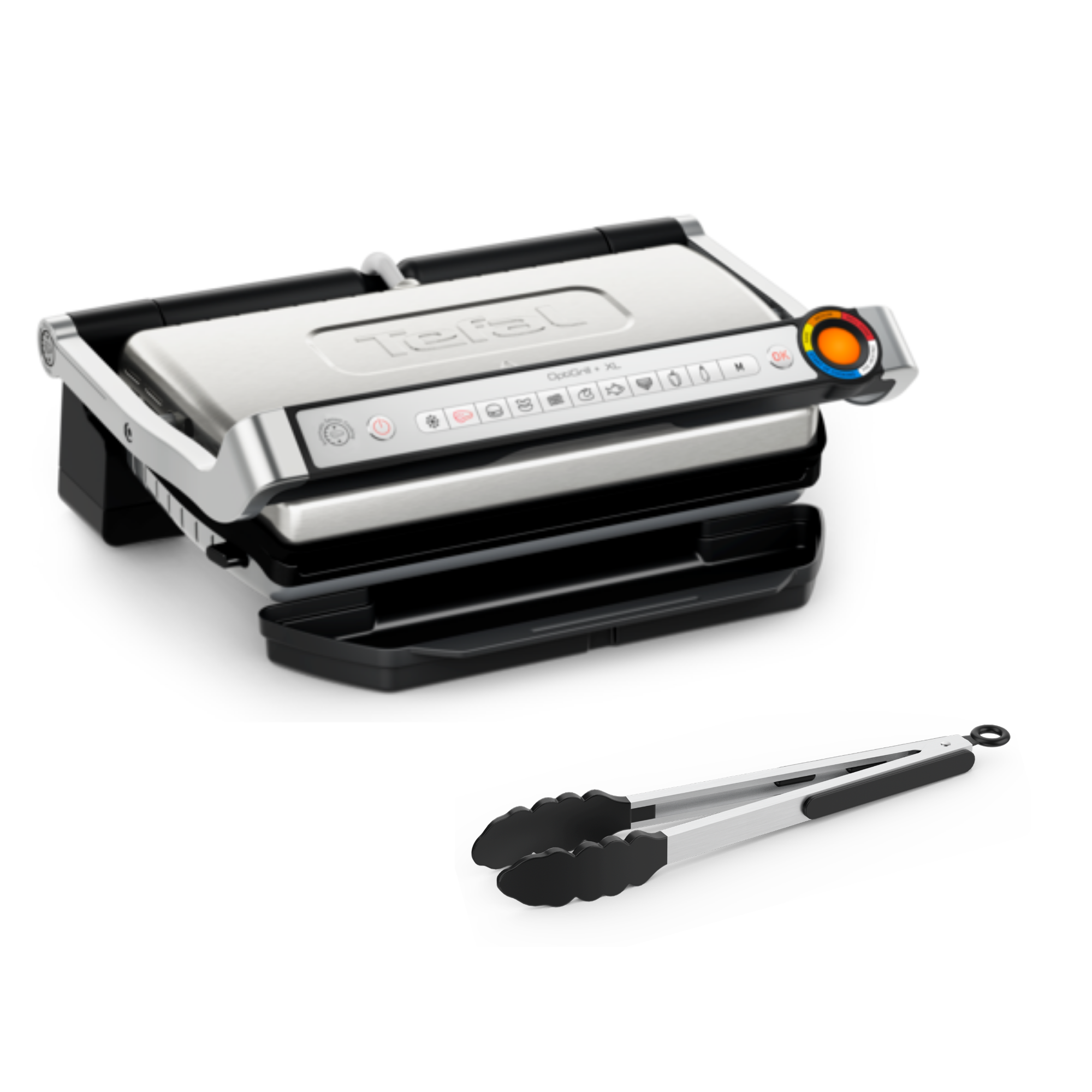 Optigrill+ XL, grill intelligent, 9 programmes, mode manuel, XL 8 personnes