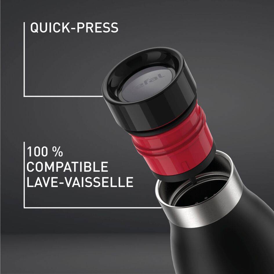 BLUDROP Gourde 0.7 L Noir