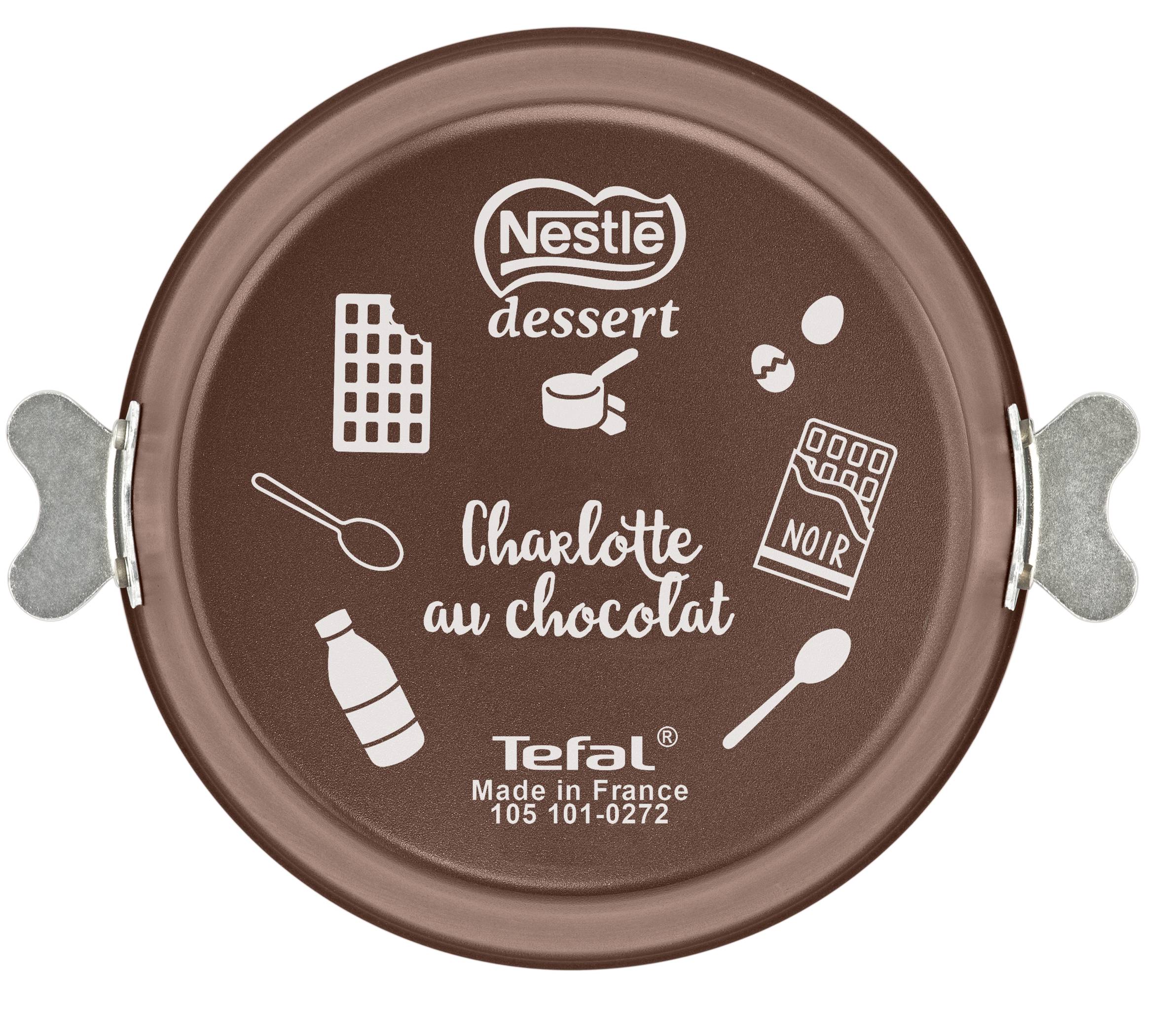 Moule à charlotte RECETTE NESTLE 18 cm Charlotte au chocolat