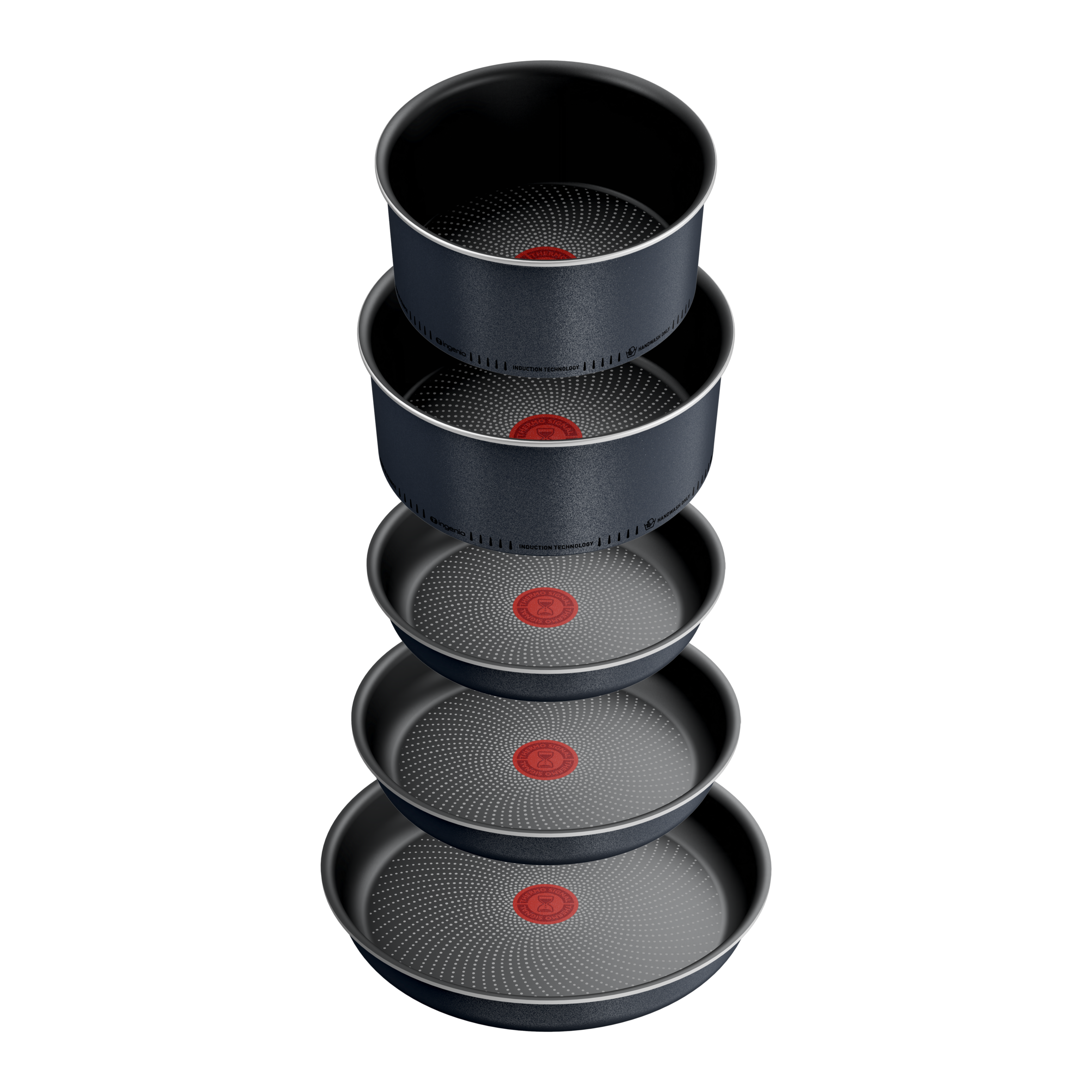 Ingénio So'Light, Antiadhésif, Batterie de cuisine 11 pièces, Induction, Légèreté