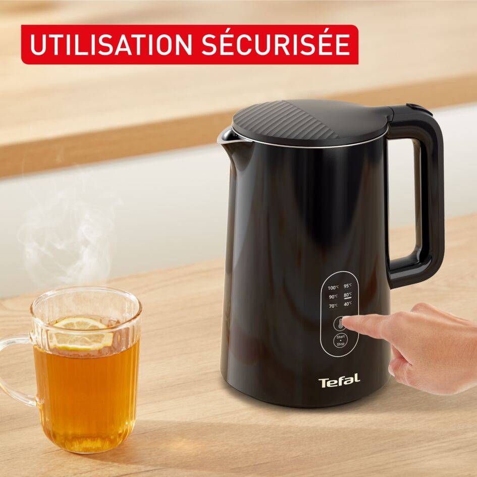 Thermo Protect Control, Bouilloire électrique, Acier inoxydable, 1,5&nbsp;L