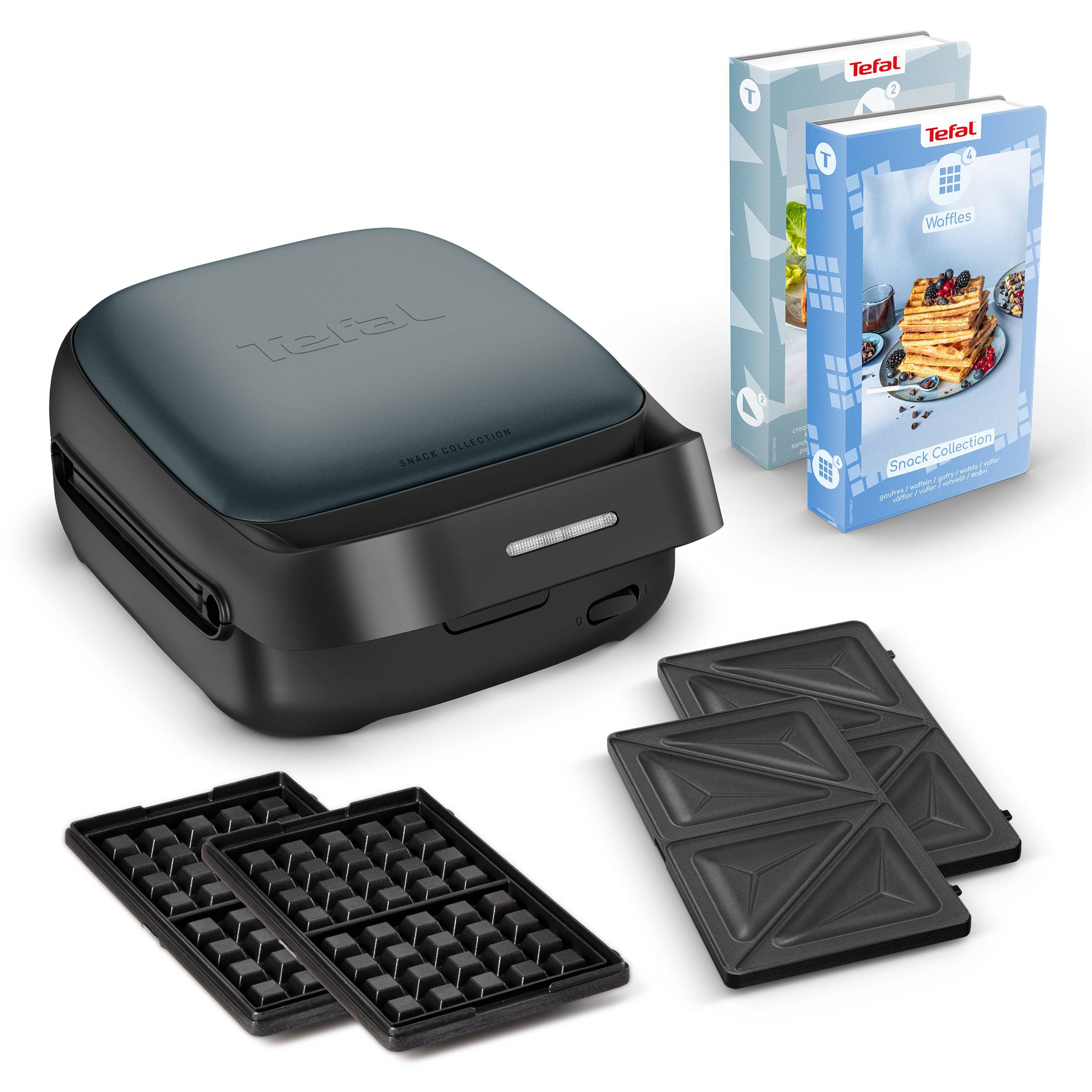 Snack Collection, Appareil à gaufre et croque-monsieur, 20&nbsp;jeux de plaques disponibles, Recettes sucrées et salées