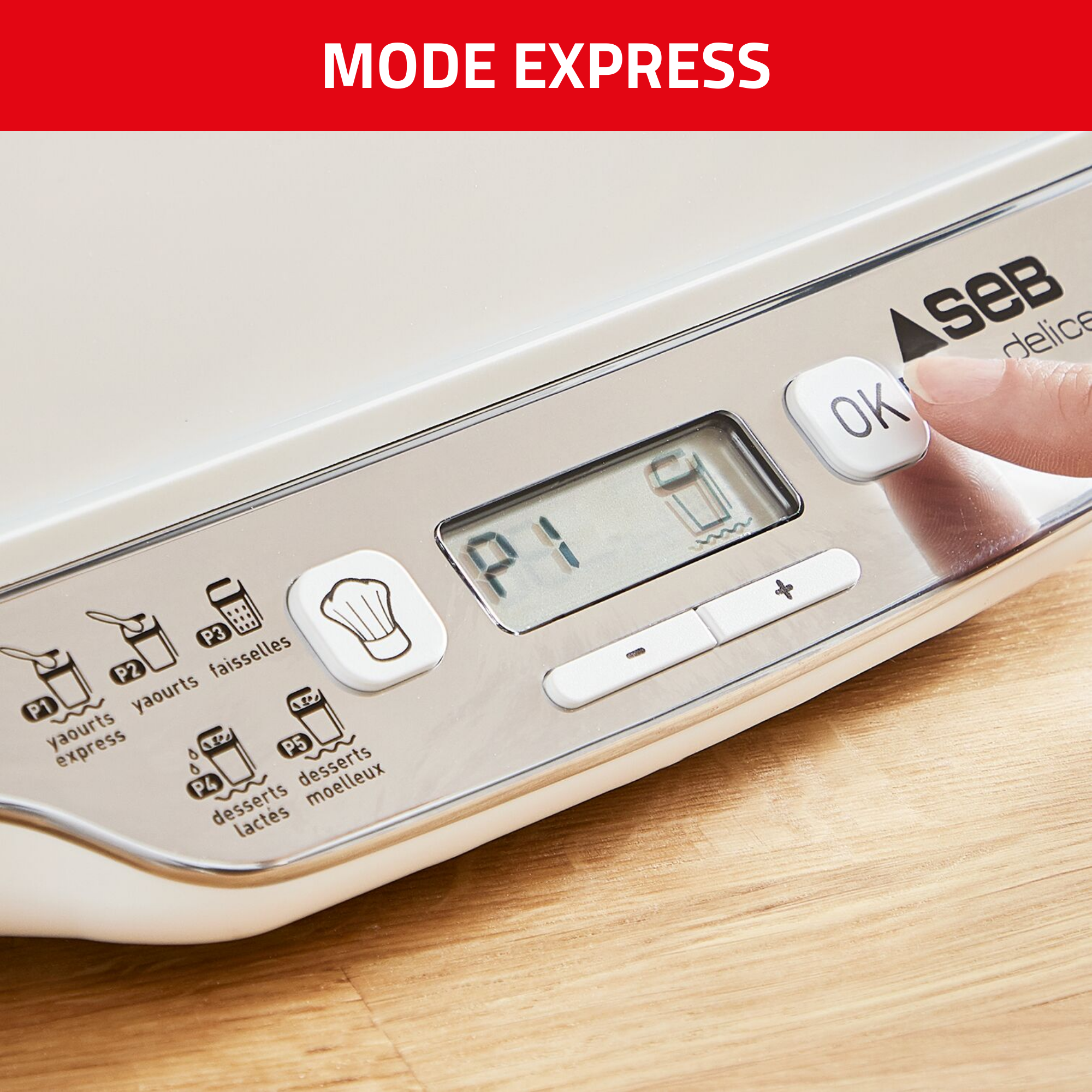 MULTI DELICES EXPRESS 6 POTS ROUGE