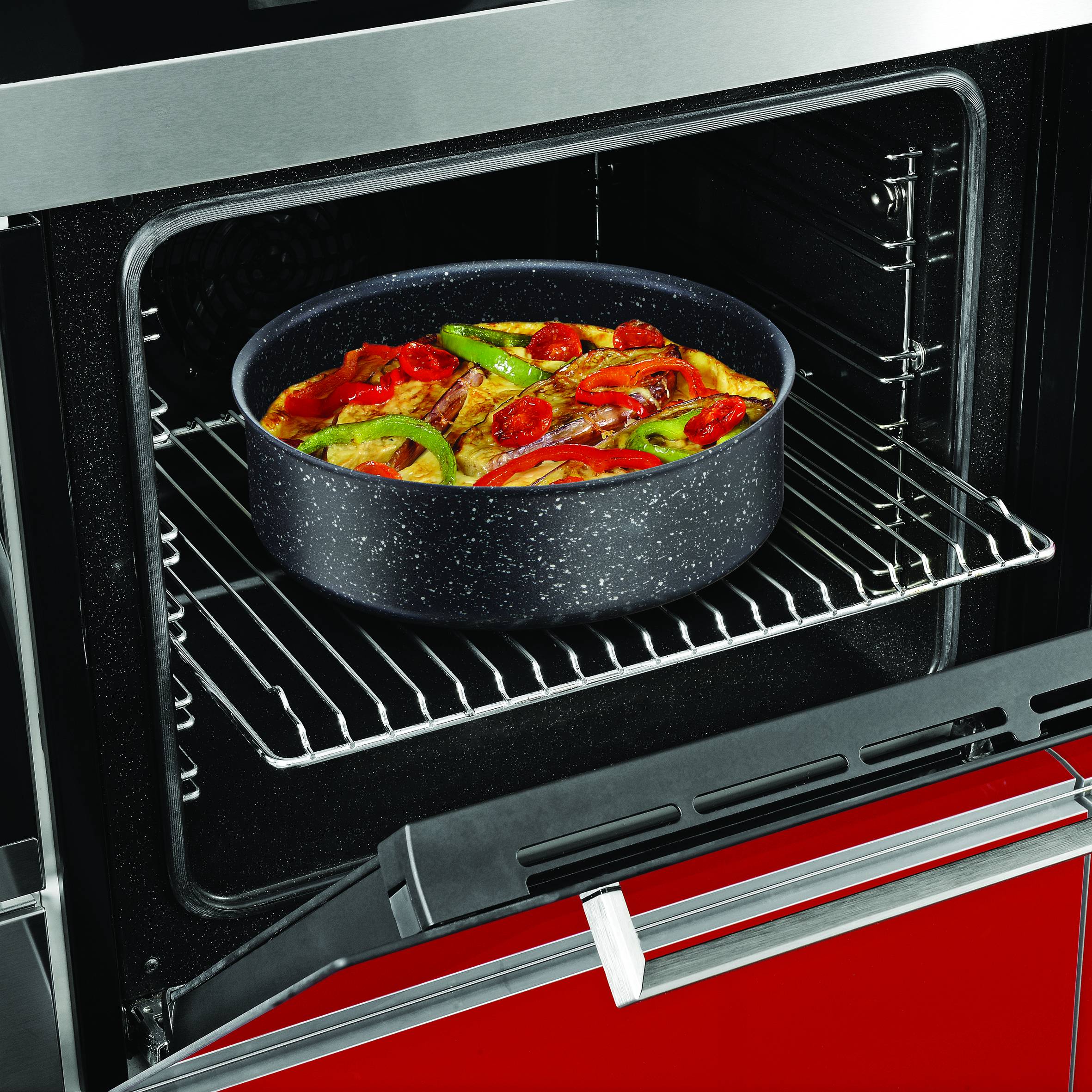 INGENIO AUTHENTIC NOIR MOUCHETE  Poêle Wok 26 cm Induction