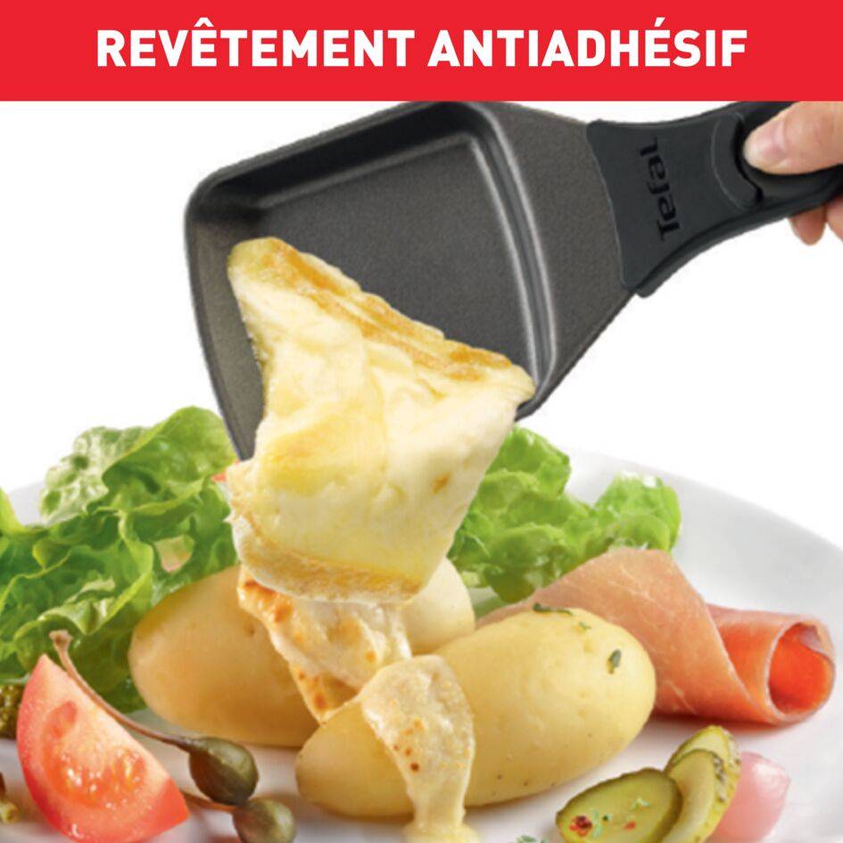 Gourmet Inox et Design, Appareil à raclette et gril, Antiadhésif, 10 personnes 