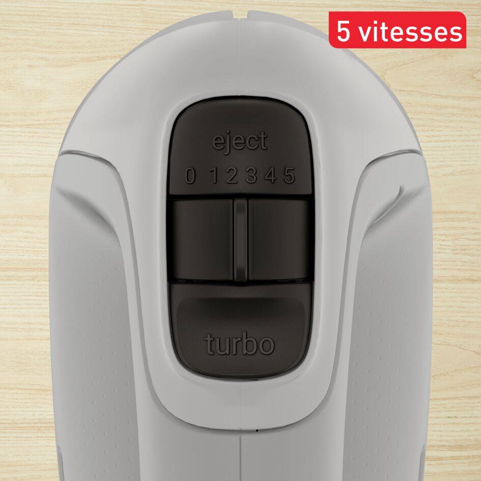 Batteur électrique, 450 W, 5 vitesses
