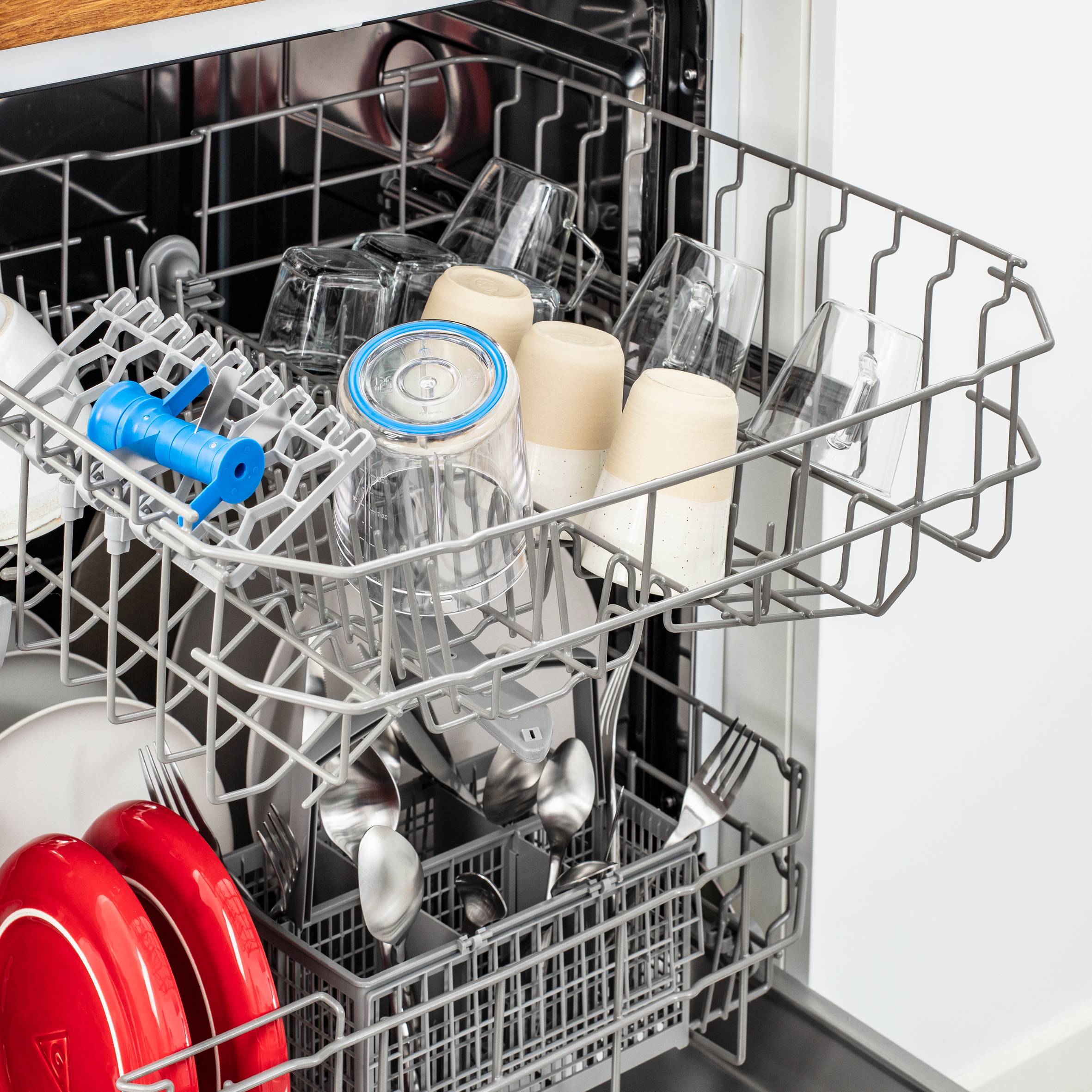 Jamie Oliver by Tefal Chop & Shaker hachoir manuel 5 secondes 450ml blanc et bleu