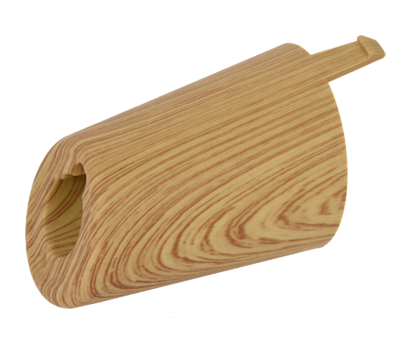 Pied plastique imitation bois TS-01029120