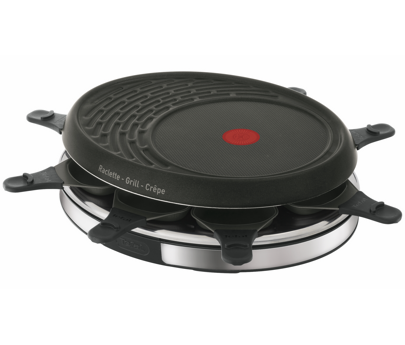 RACLETTE GRIL CREPIER 8 COUPELLES DECO