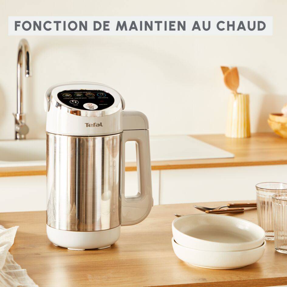 Blender chauffant,quatre programmes automatiques, capacité 1,2 L