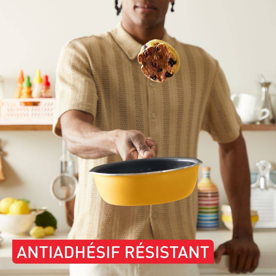 One Pick Pot, Poêle 22&nbsp;cm, Polyvalence, Revêtement antiadhésif résistant