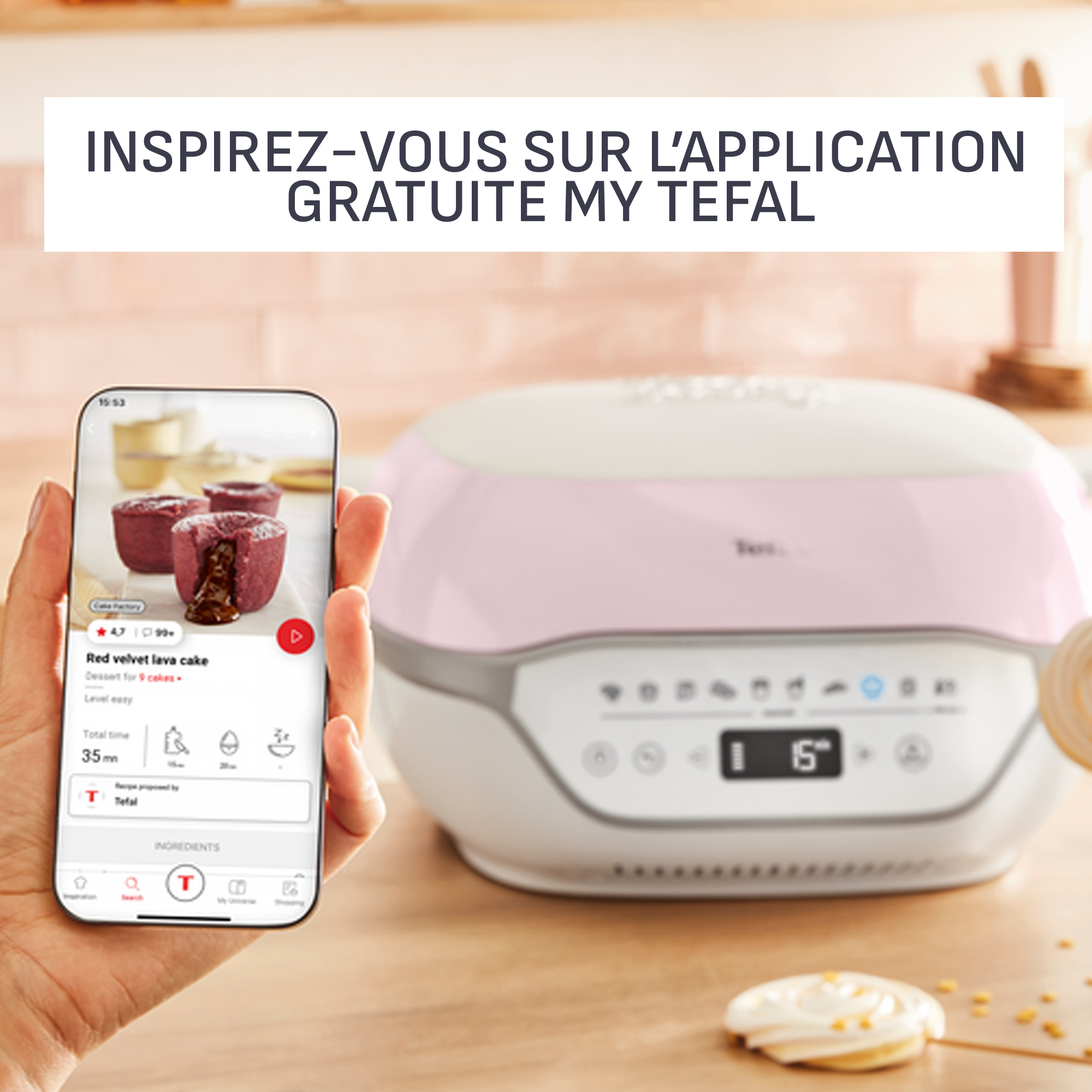 Cake Factory Infinity, Appareil à gâteau, Compatible avec les moules CreaBake