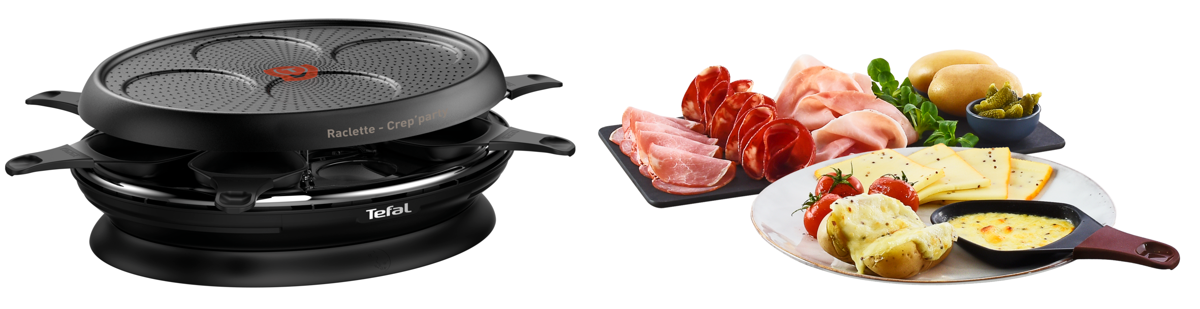 STORE'INN 8 coupelles plaque crep'party noir