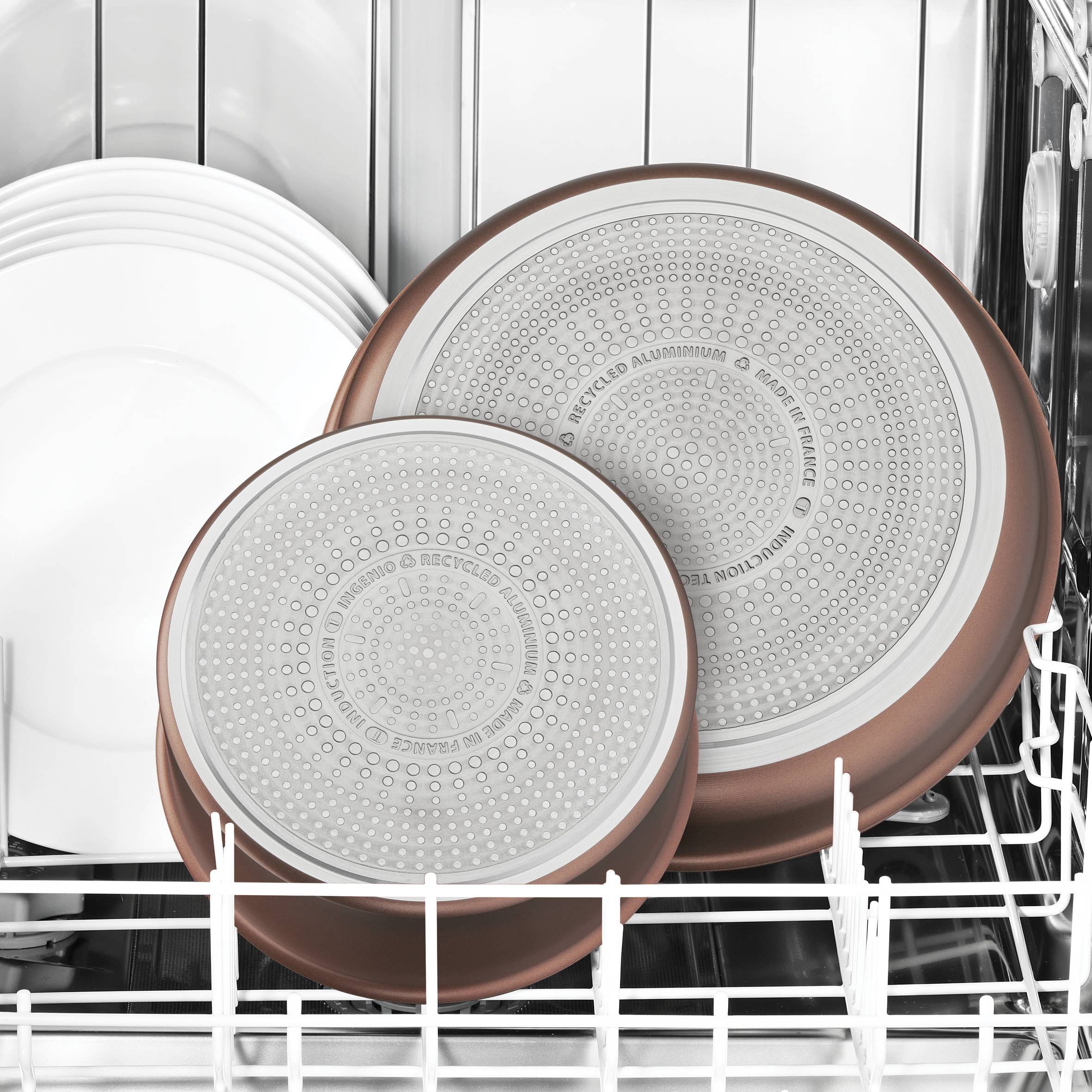 Ingenio Ressource, Batterie de cuisine 10pcs, Antiadhésif, Induction