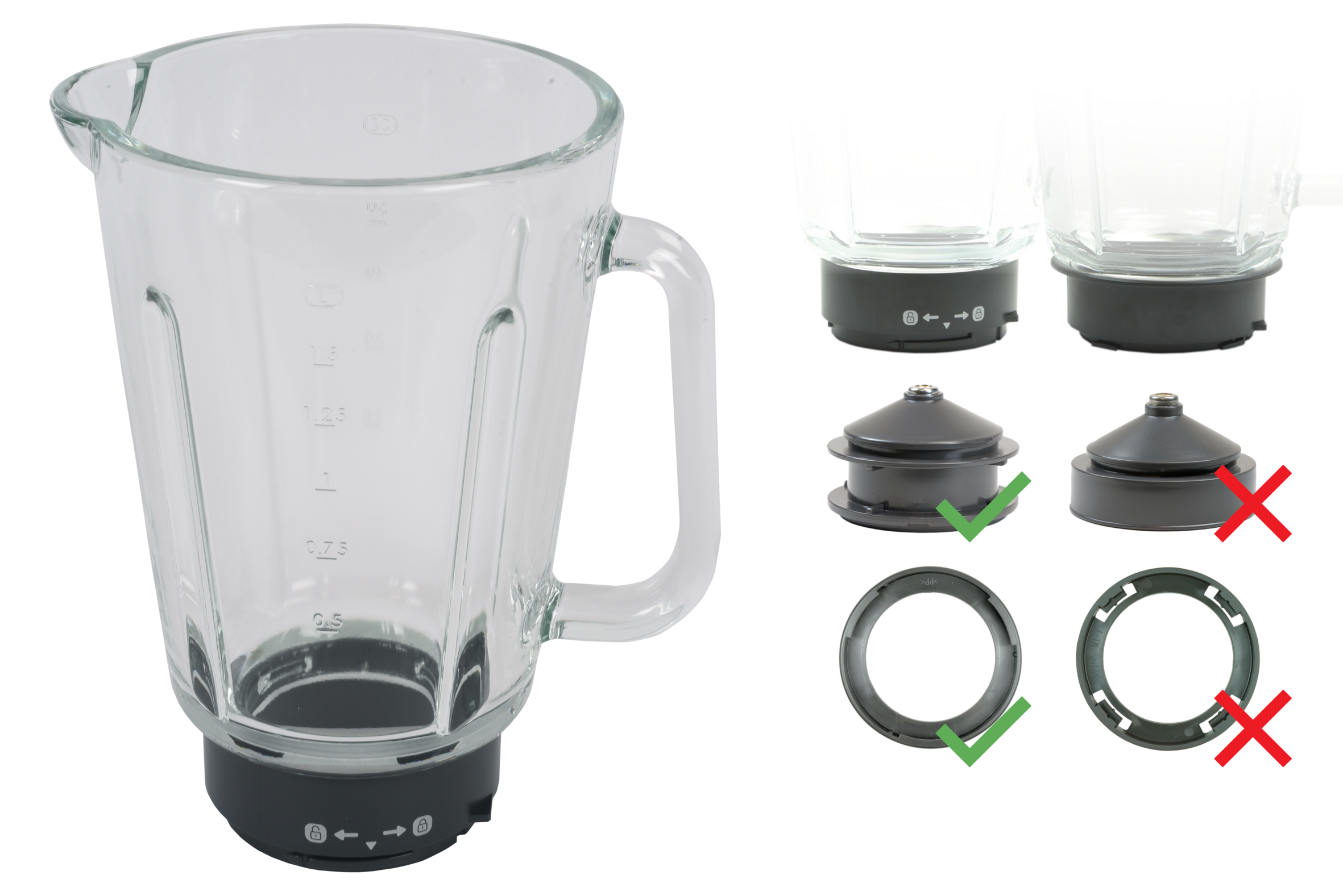 Bol blender verre MS-651089