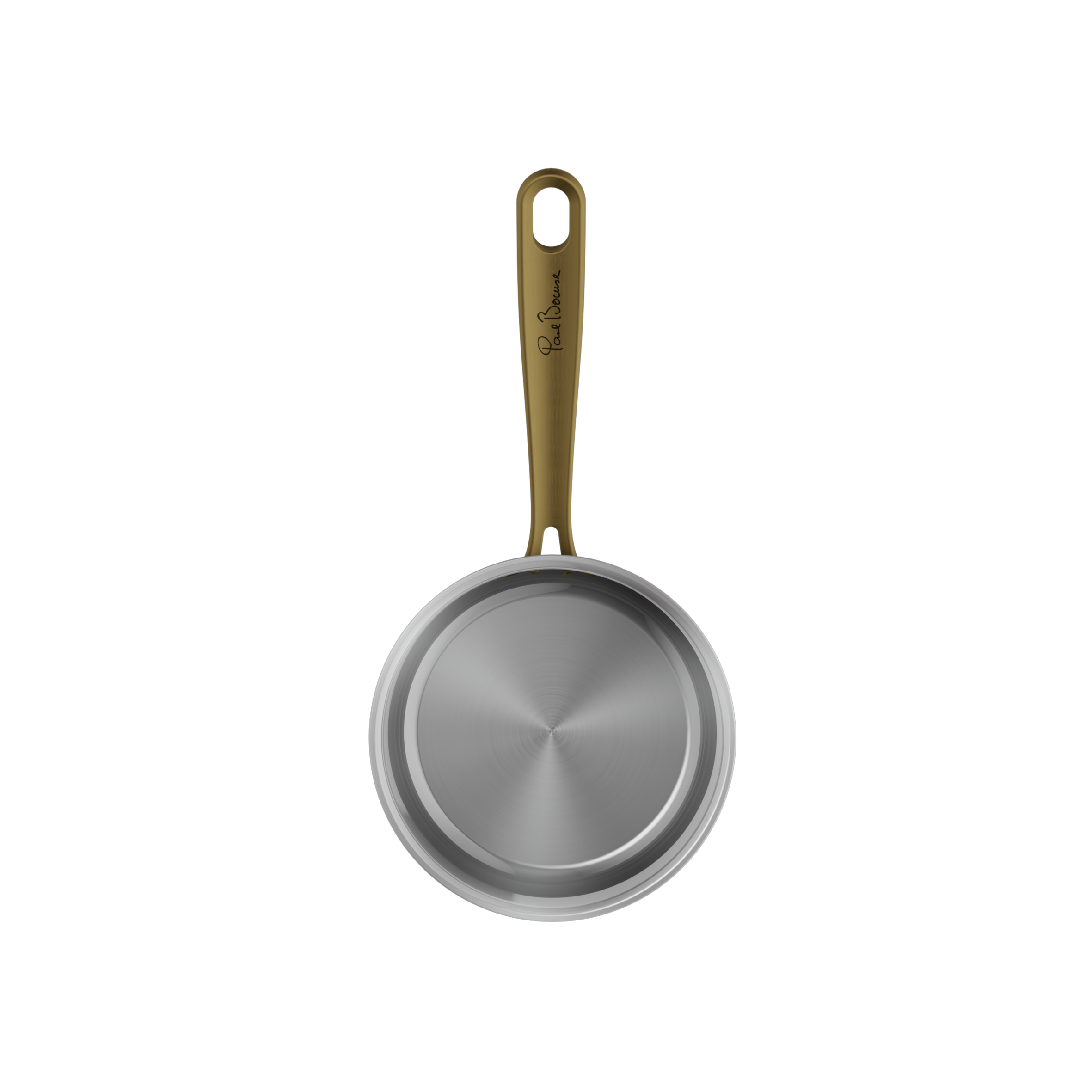 Tefal & Bocuse, Casserole de 16 cm avec couvercle en verre, Acier inoxydable sans revêtement