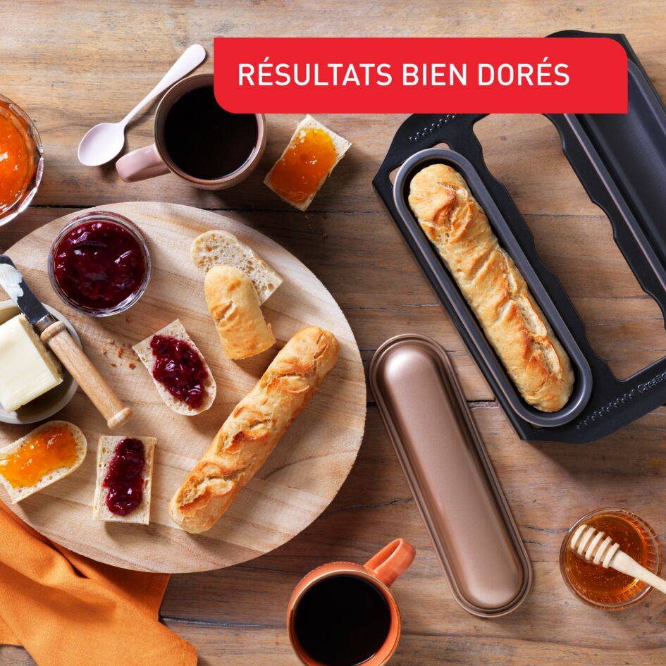 Creabake 3 moules à petite baguette