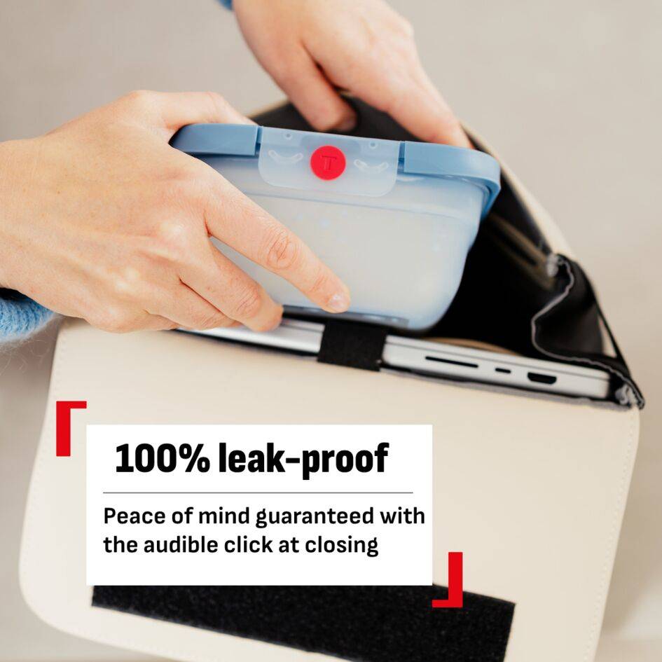 ONECLICK, Set 3 boîtes, 0,5/1,2/2,3L, Bleu