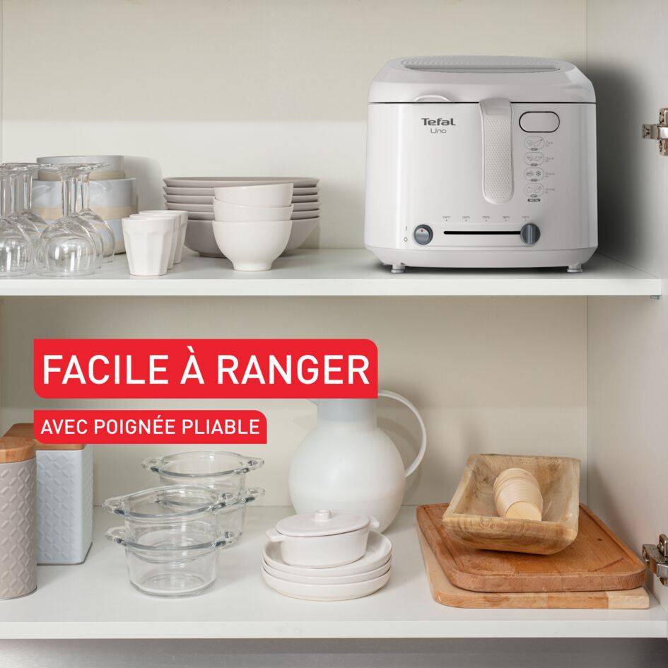 Friteuse Uno, capacité de 1&nbsp;kg, 4&nbsp;personnes, compact