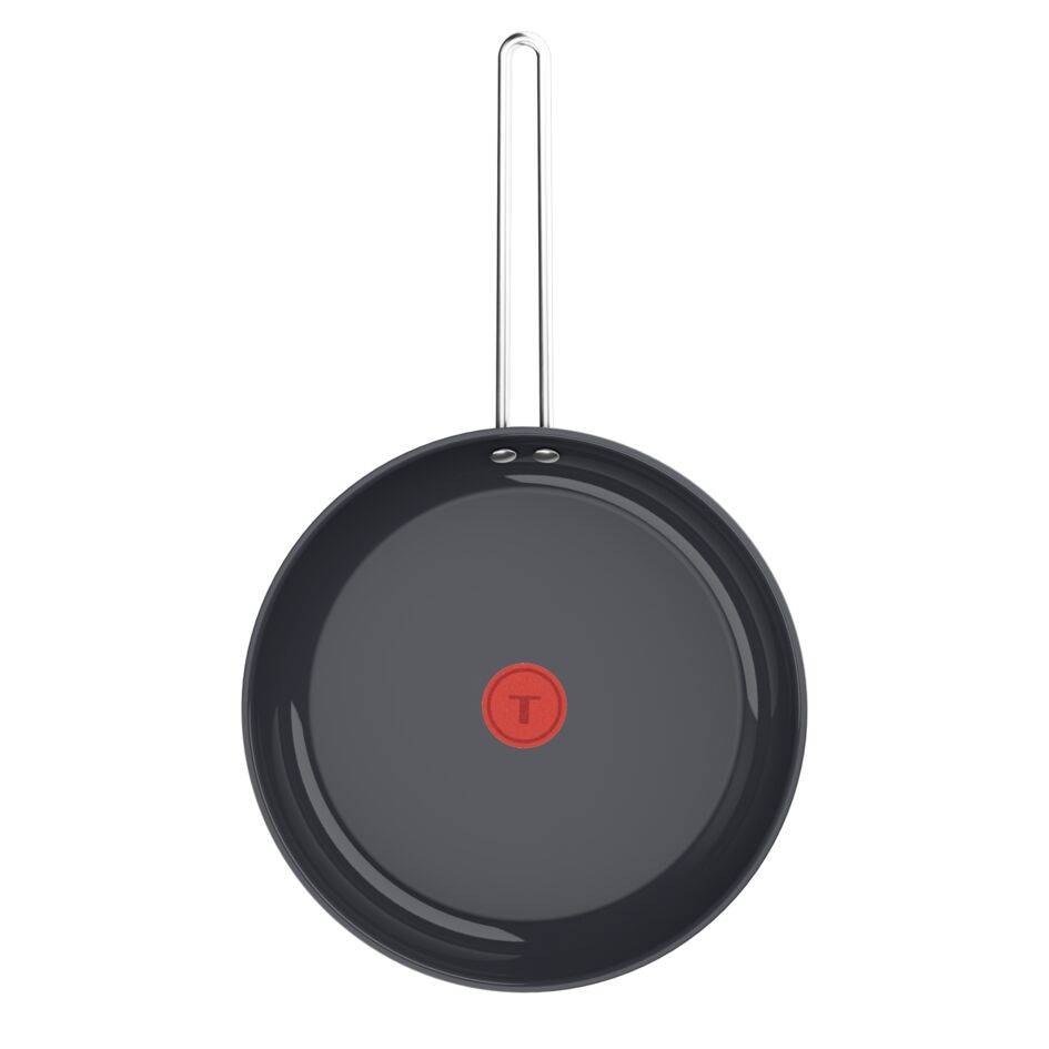 Nordica, Poêle en acier inoxydable 28&nbsp;cm, Revêtement antiadhésif en céramique