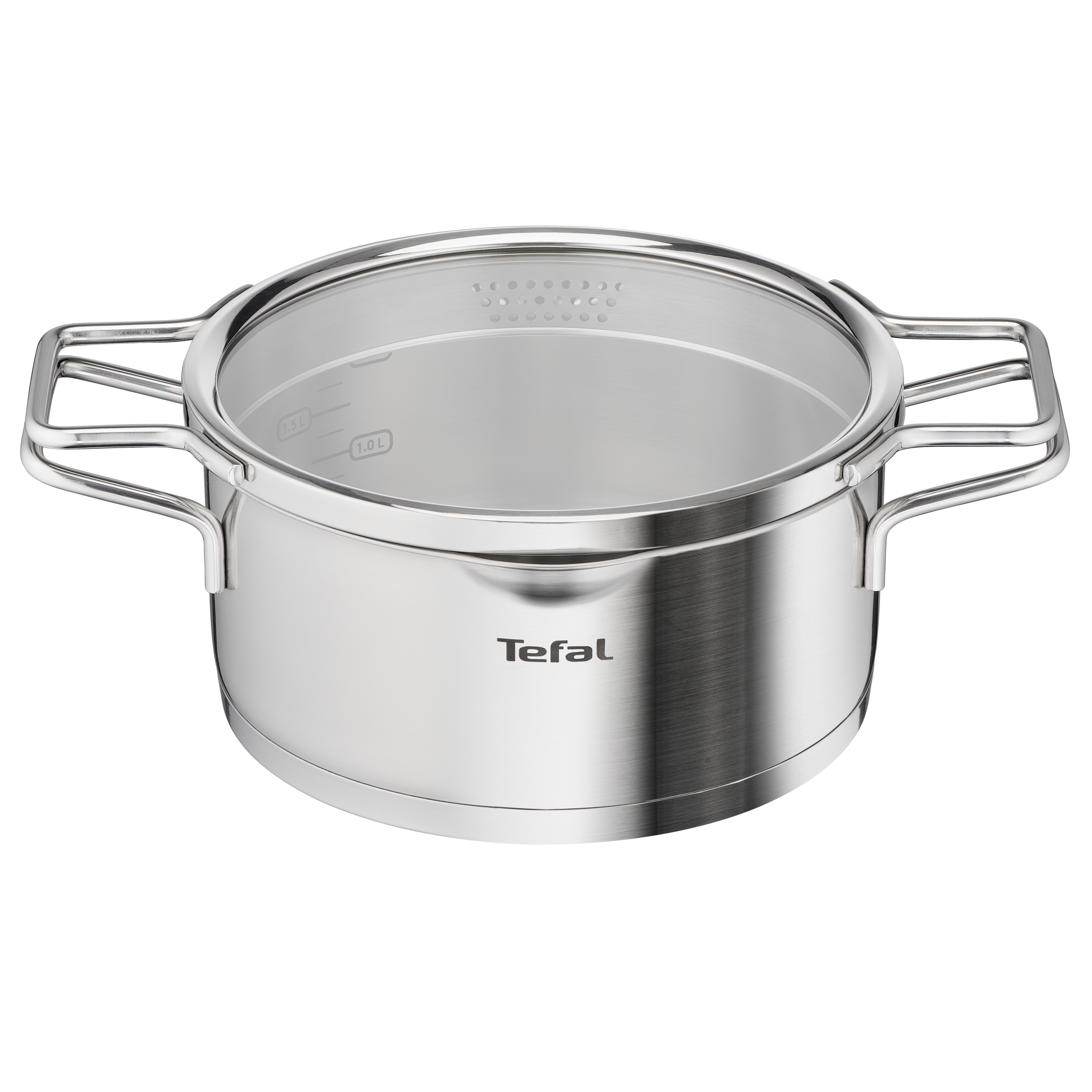 Nordica, Faitout, Inox, Induction, Couvercle égouttoir, 20cm