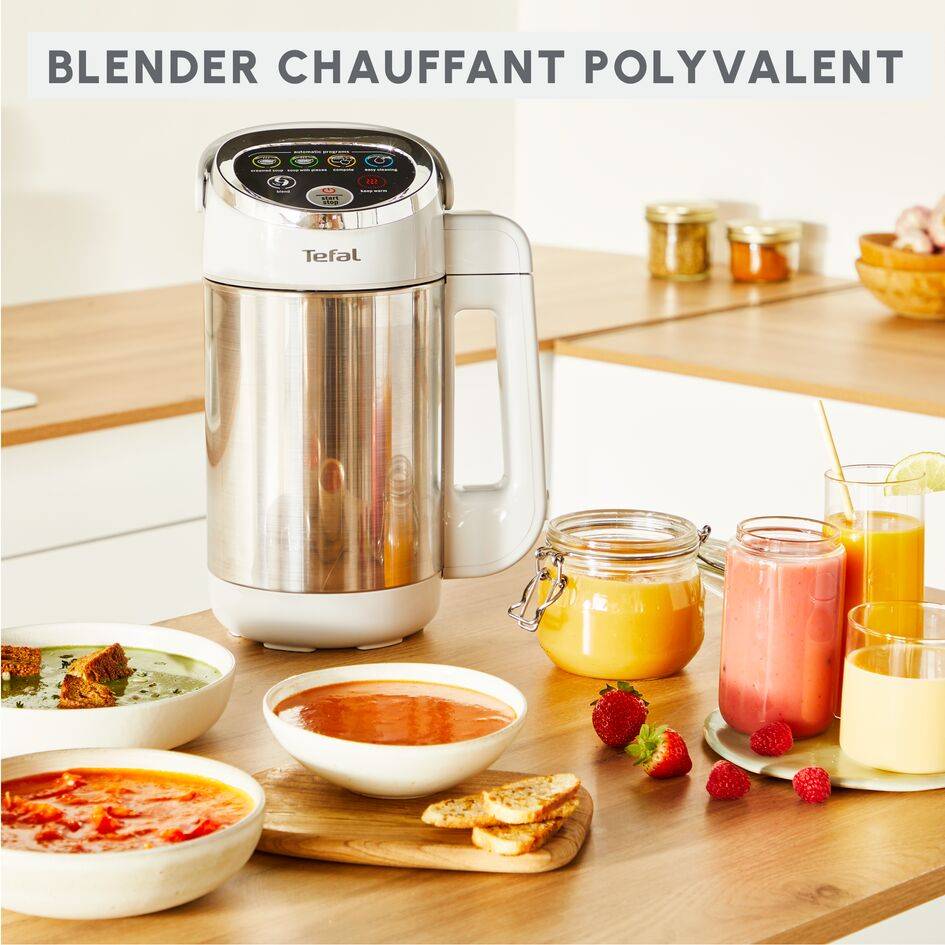 Blender chauffant,quatre programmes automatiques, capacité 1,2 L