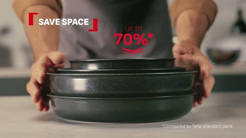 Ingenio Excellence Ceramic, Sauteuse 24&nbsp;cm, Empilable, Revêtement céramique antiadhésif