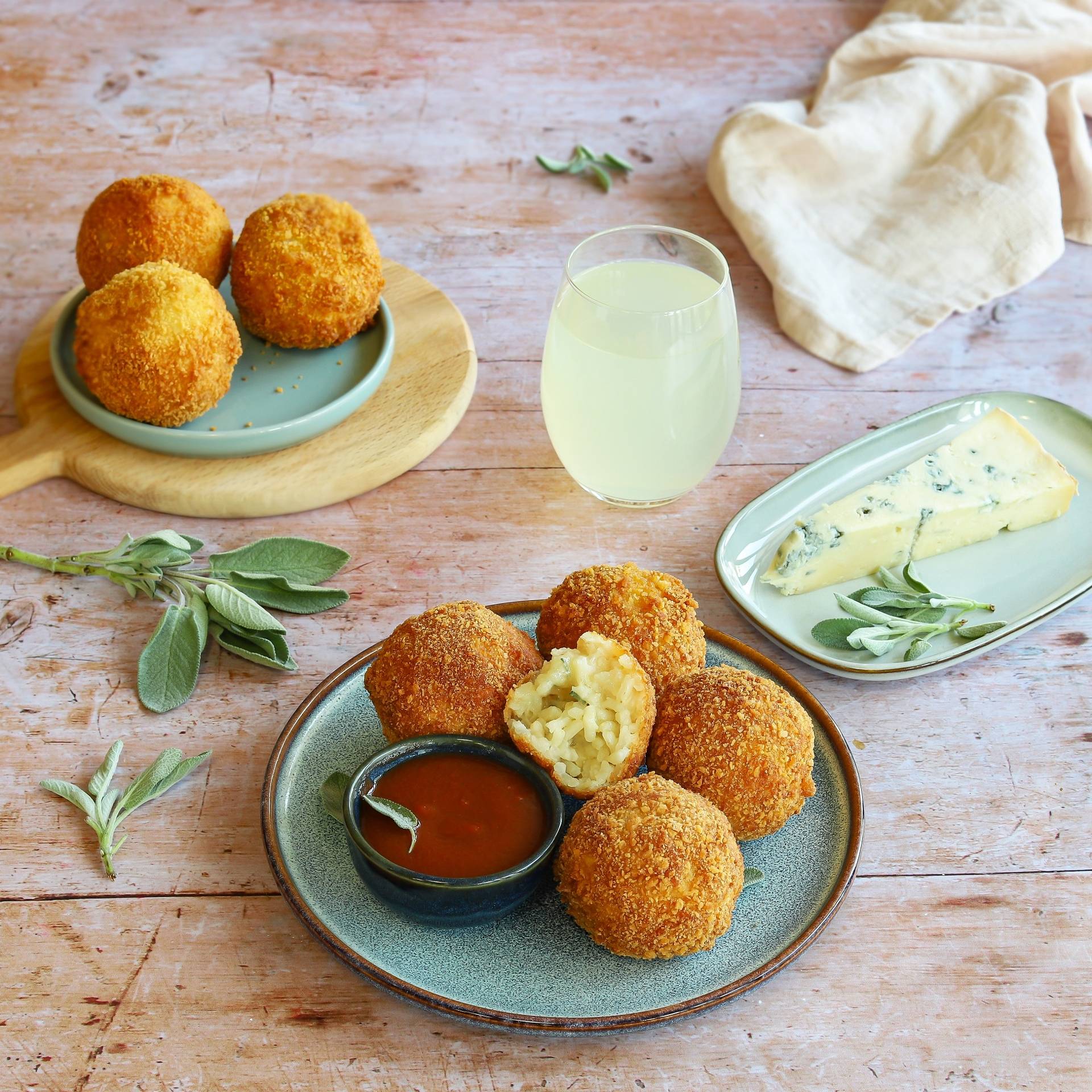 Arancini au gorgonzola et à la sauge - Recette Poêles et Casseroles | Tefal