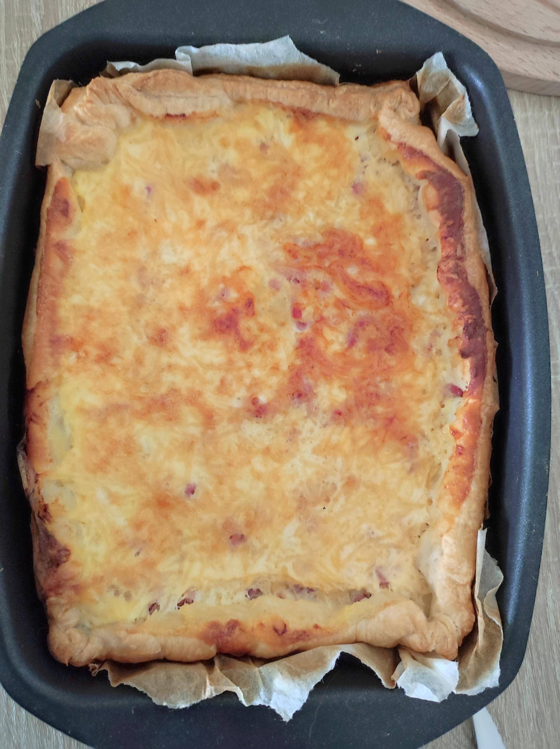 Quiche lorraine léger en matière grâce idéal pour l'été - Recette Cake Factory | Tefal