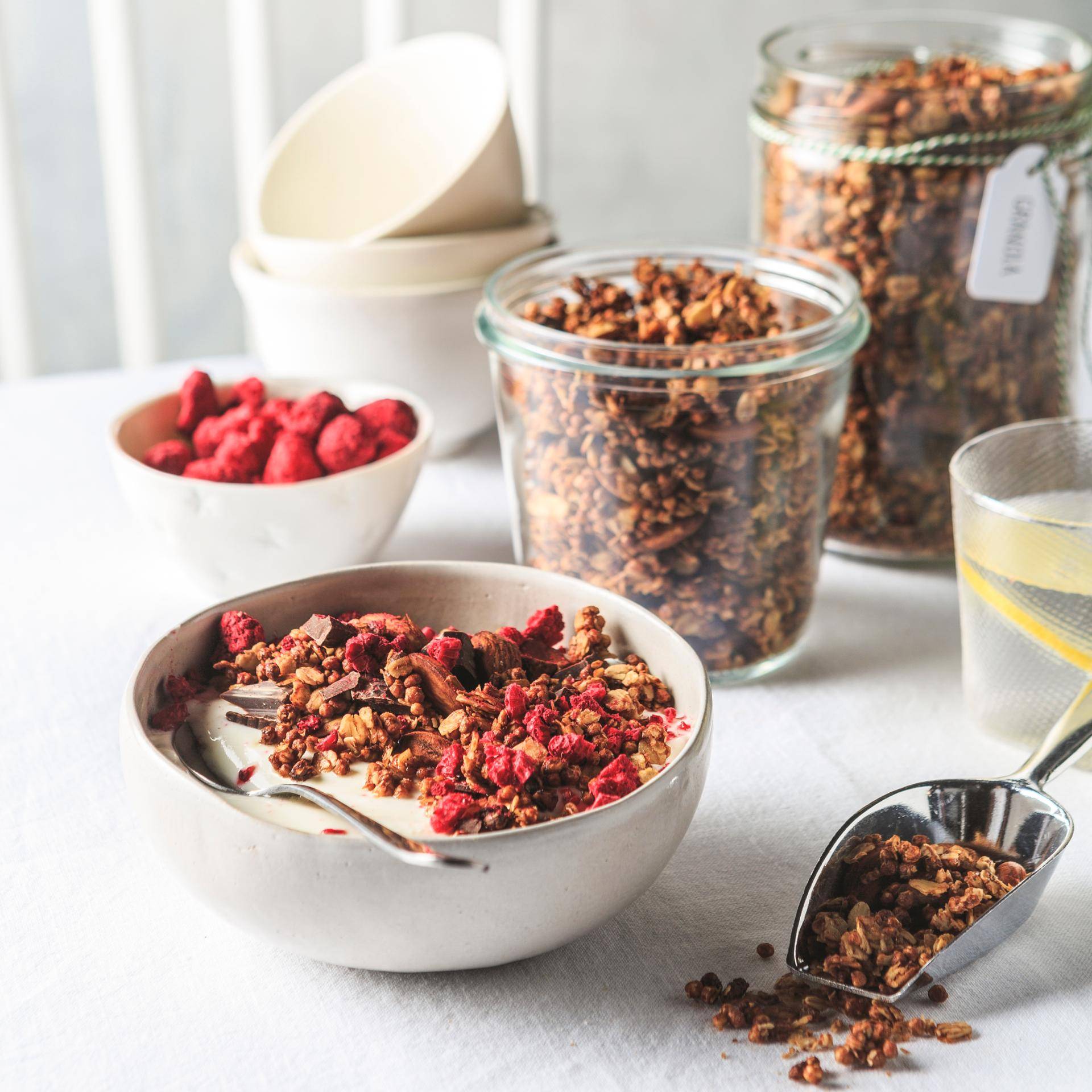 Granola au chocolat noir - Recette Poêles et Casseroles | Tefal