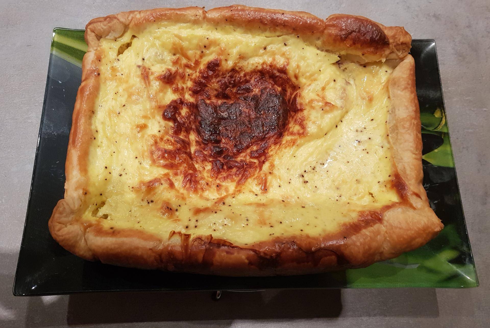 Quiche aux lardons - Recette Cake Factory | Tefal