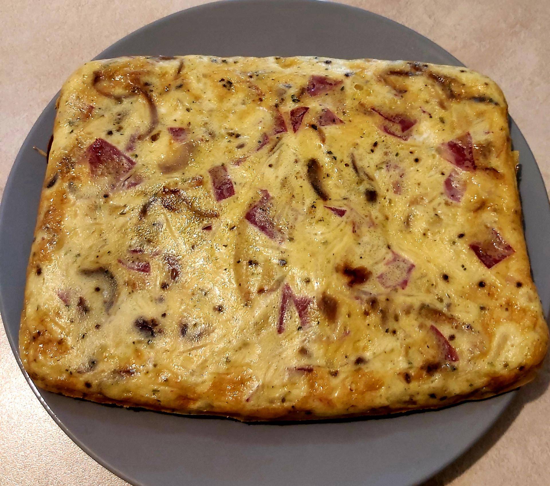 Omelette aux frites et à la coppa - Recette Cake Factory | Tefal