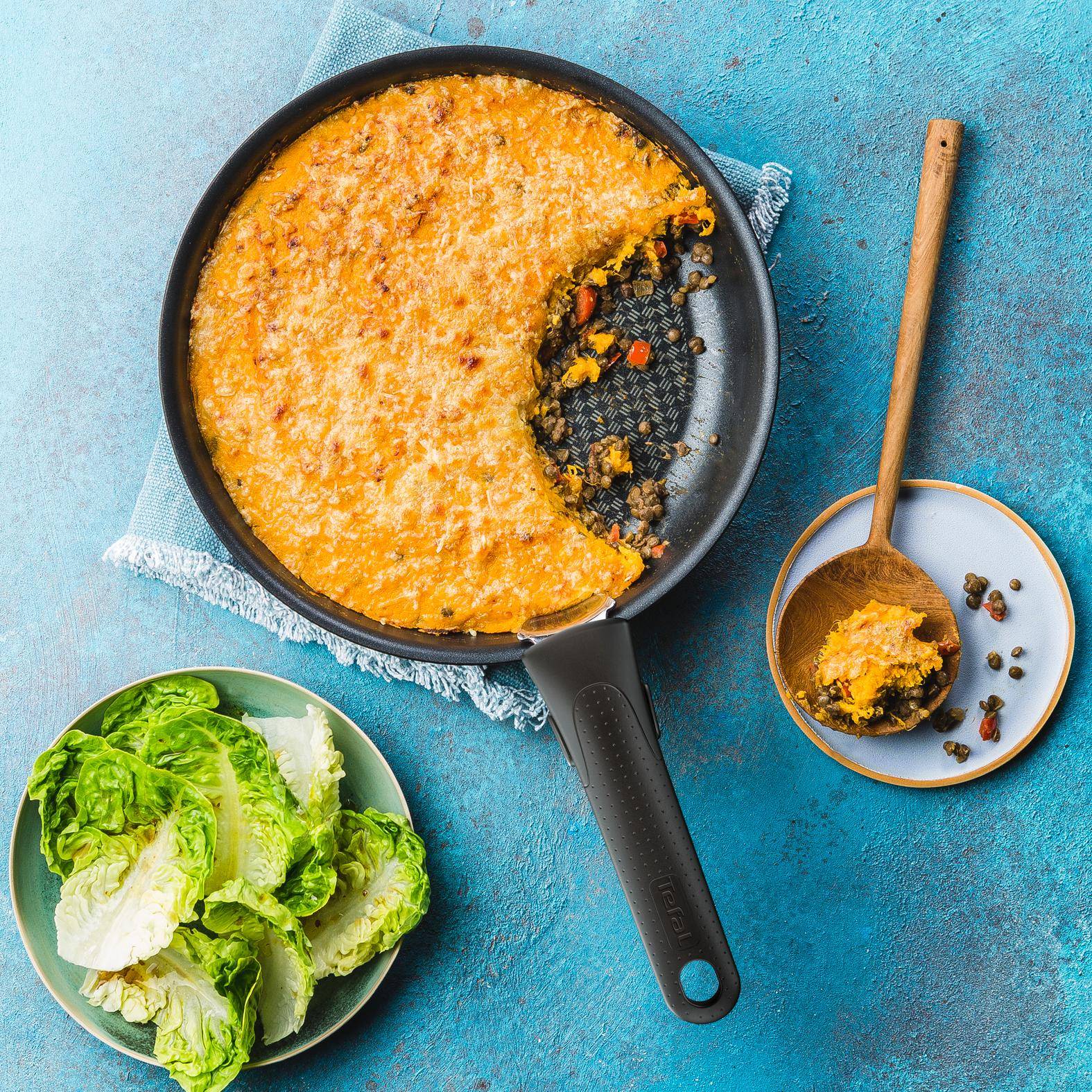 Gratin patate douce & lentilles - Recette undefined | Tefal